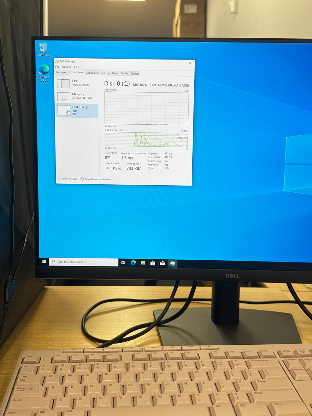 Dell OptiPlex 7070 Micro i5-9600 16GB RAM 512GB SSD Desktop - For Parts