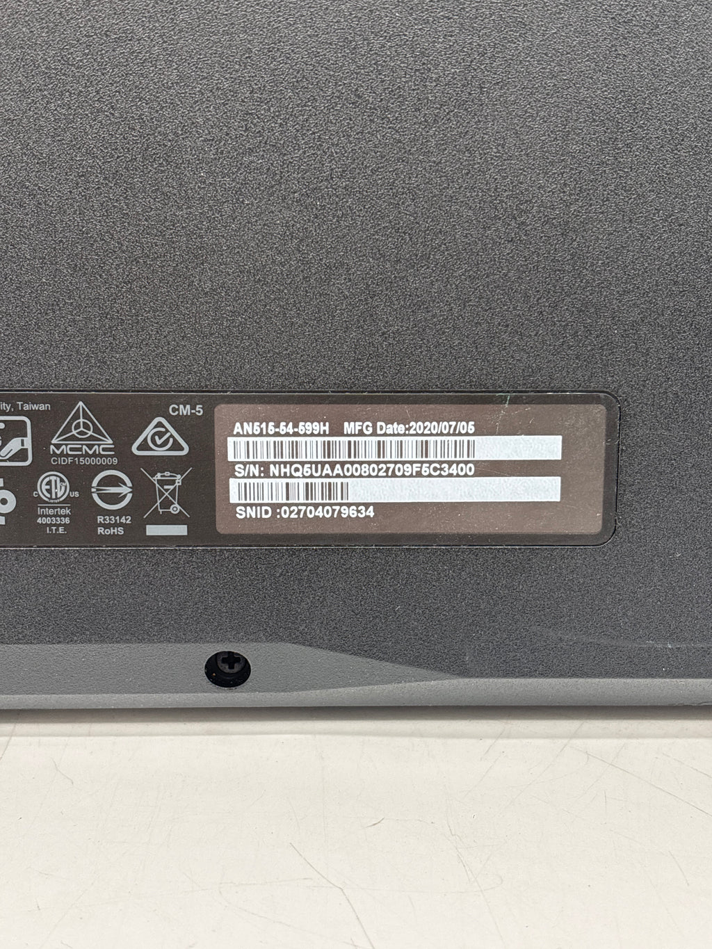 Acer Acer Nitro 5 N18C3 i5-9300H 8GB RAM 512GB SSD GTX 1650 - Bad Battery