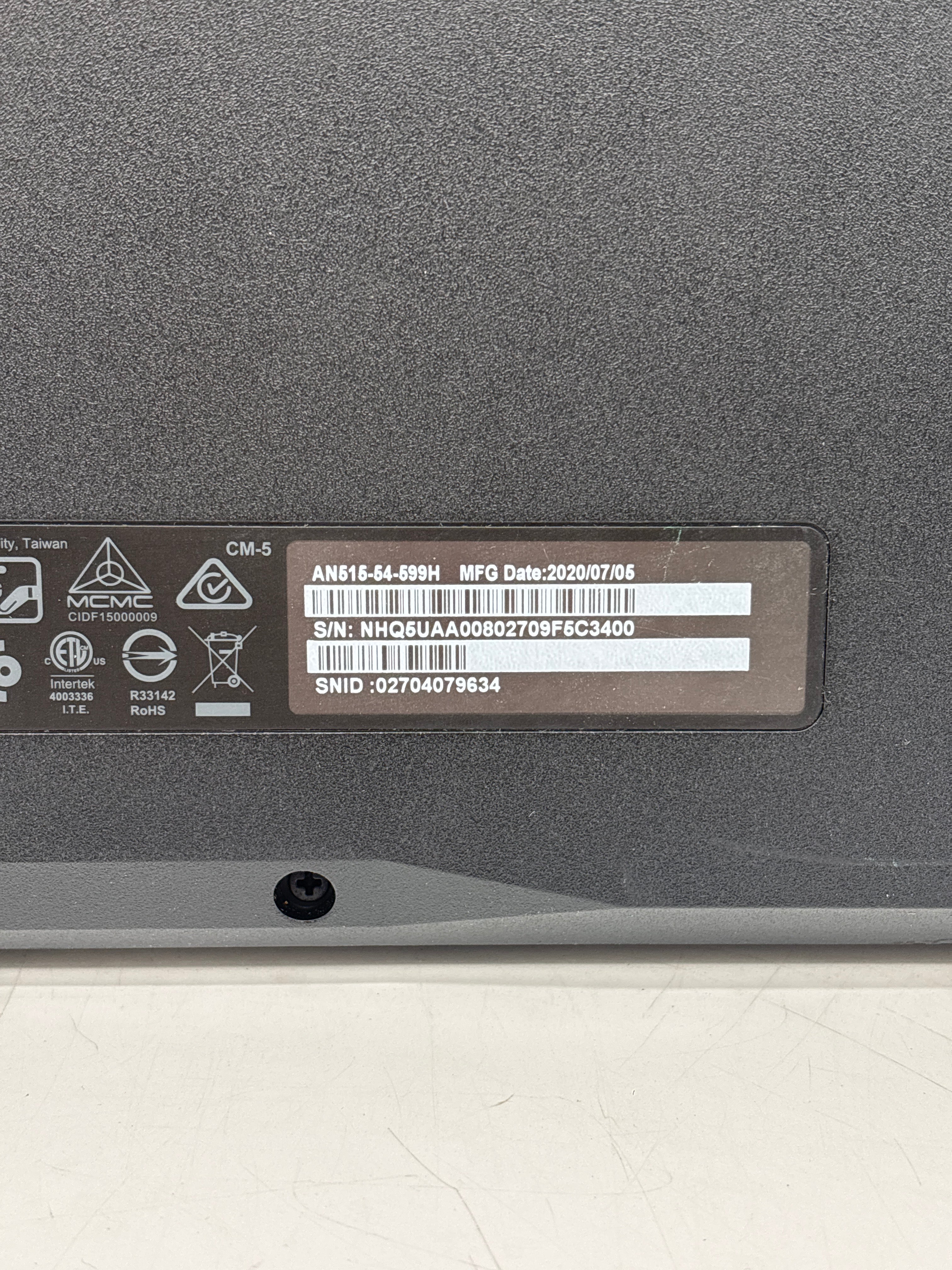 Acer Acer Nitro 5 N18C3 i5-9300H 8GB RAM 512GB SSD GTX 1650 - Bad Battery