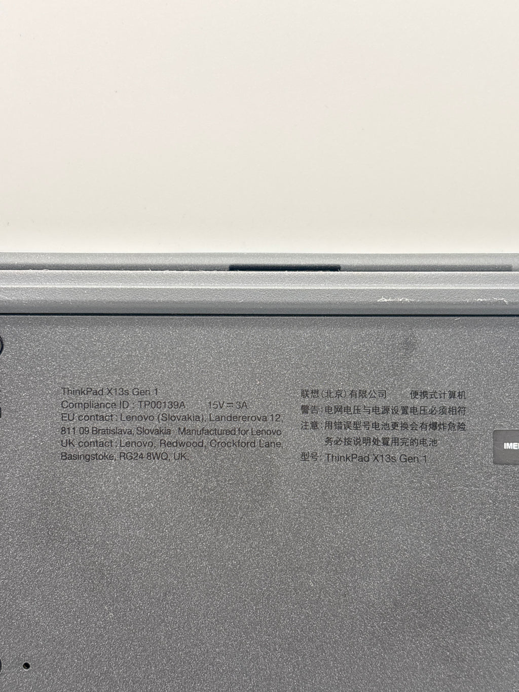 Lenovo ThinkPad X13s Gen 1 Snapdragon 8cx Gen 3 16GB RAM 512GB SSD