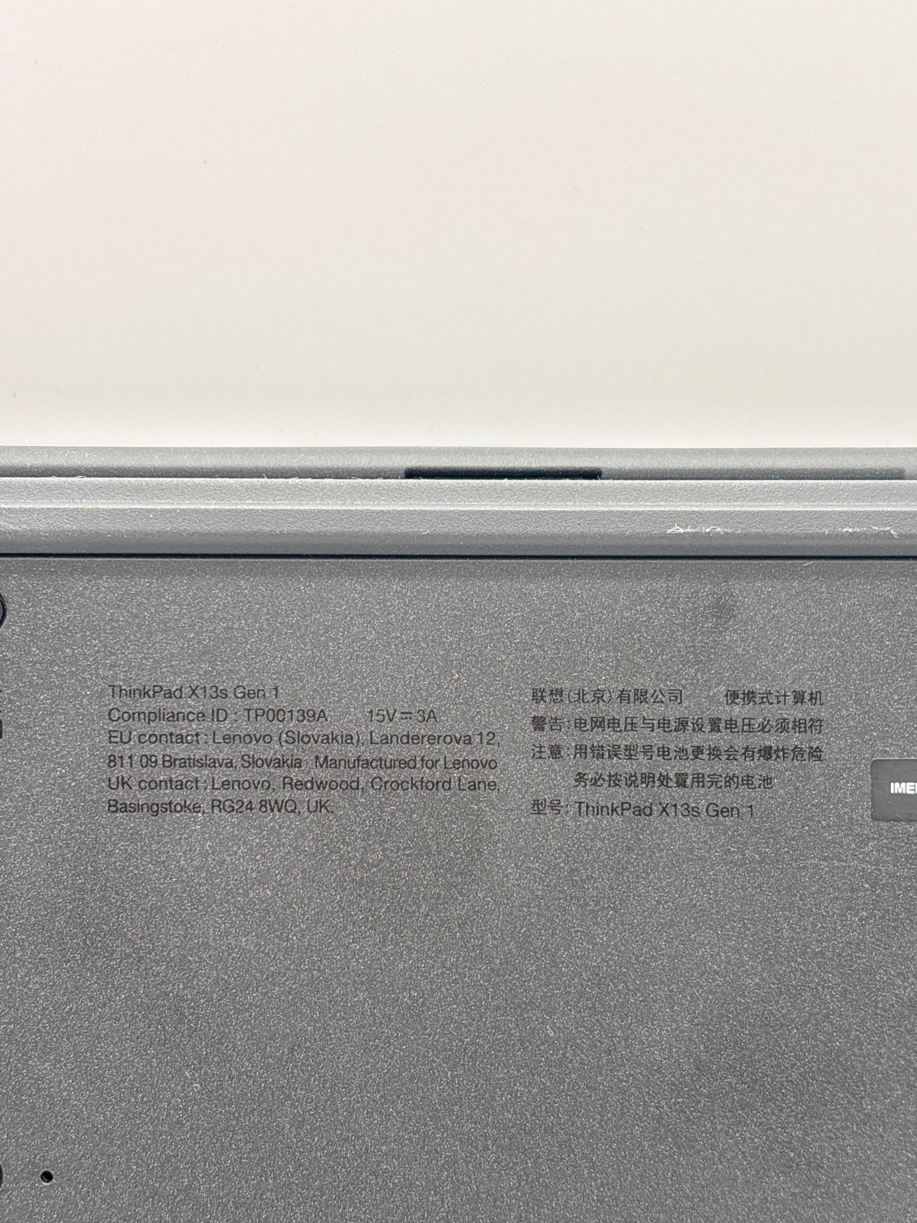 Lenovo ThinkPad X13s Gen 1 Snapdragon 8cx Gen 3 16GB RAM 512GB SSD