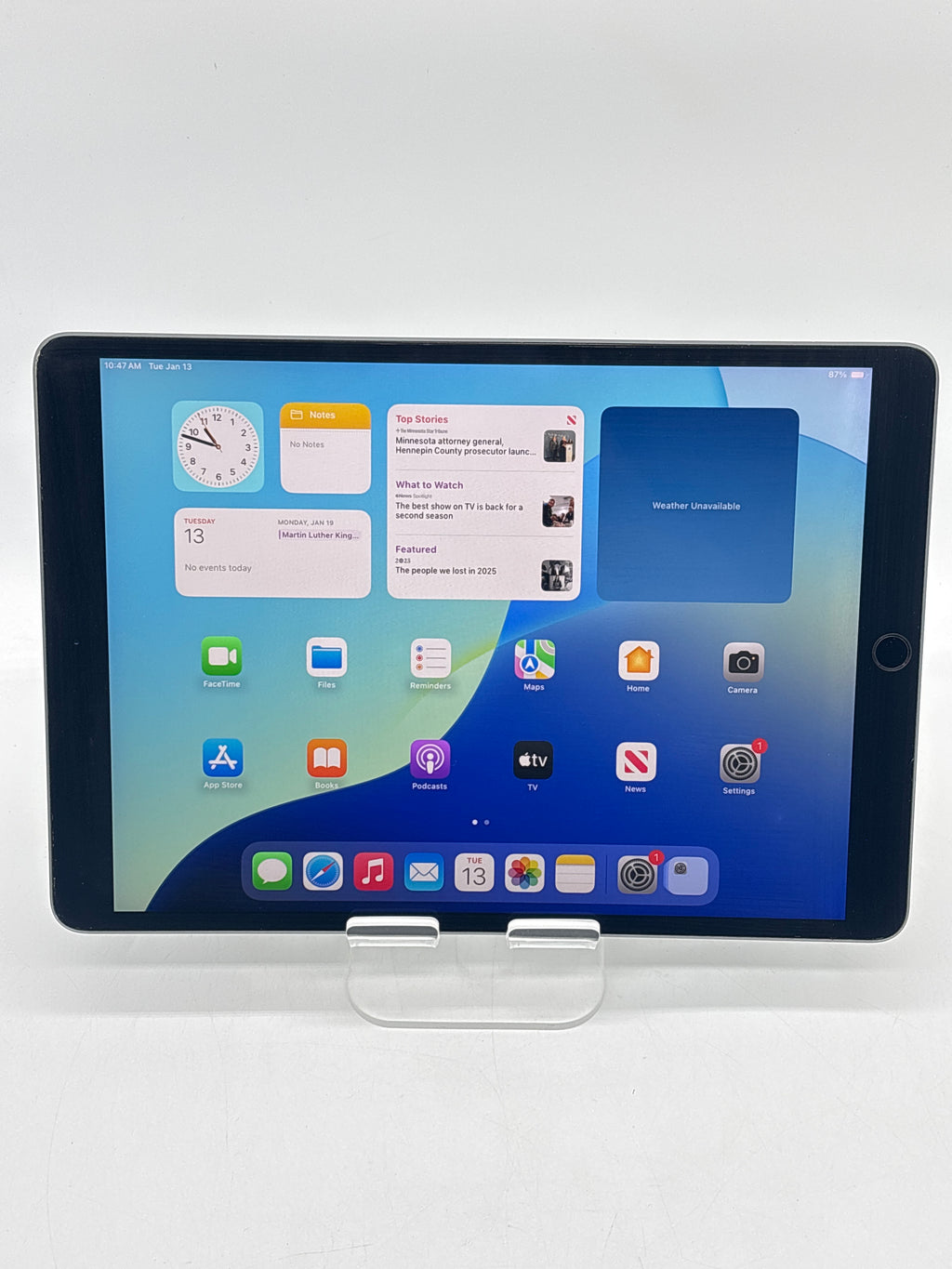 Apple iPad Air 3rd Gen 10.5 in A2152 64GB Space Gray Wi-Fi - For Parts (Read DESC)