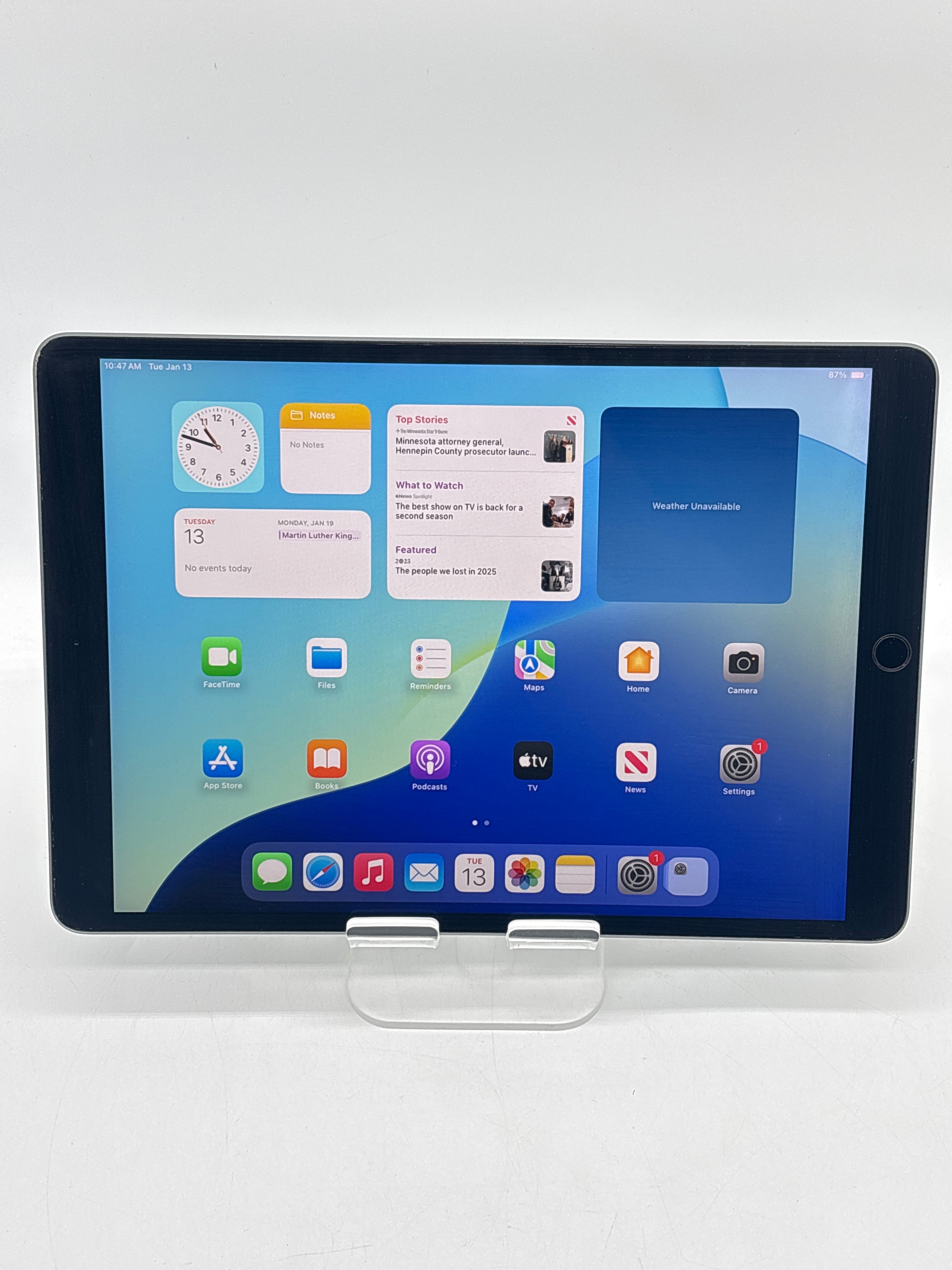 Apple iPad Air 3rd Gen 10.5 in A2152 64GB Space Gray Wi-Fi - For Parts (Read DESC)