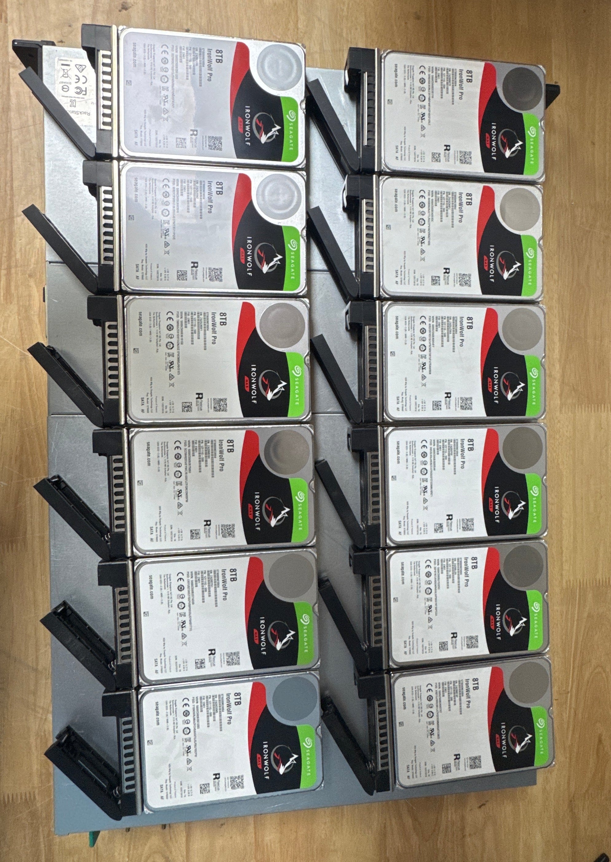 Synology RS2416RP+ 12-Bay NAS Server w/ 12 x 8TB Seagate IronWolf Pro Drives