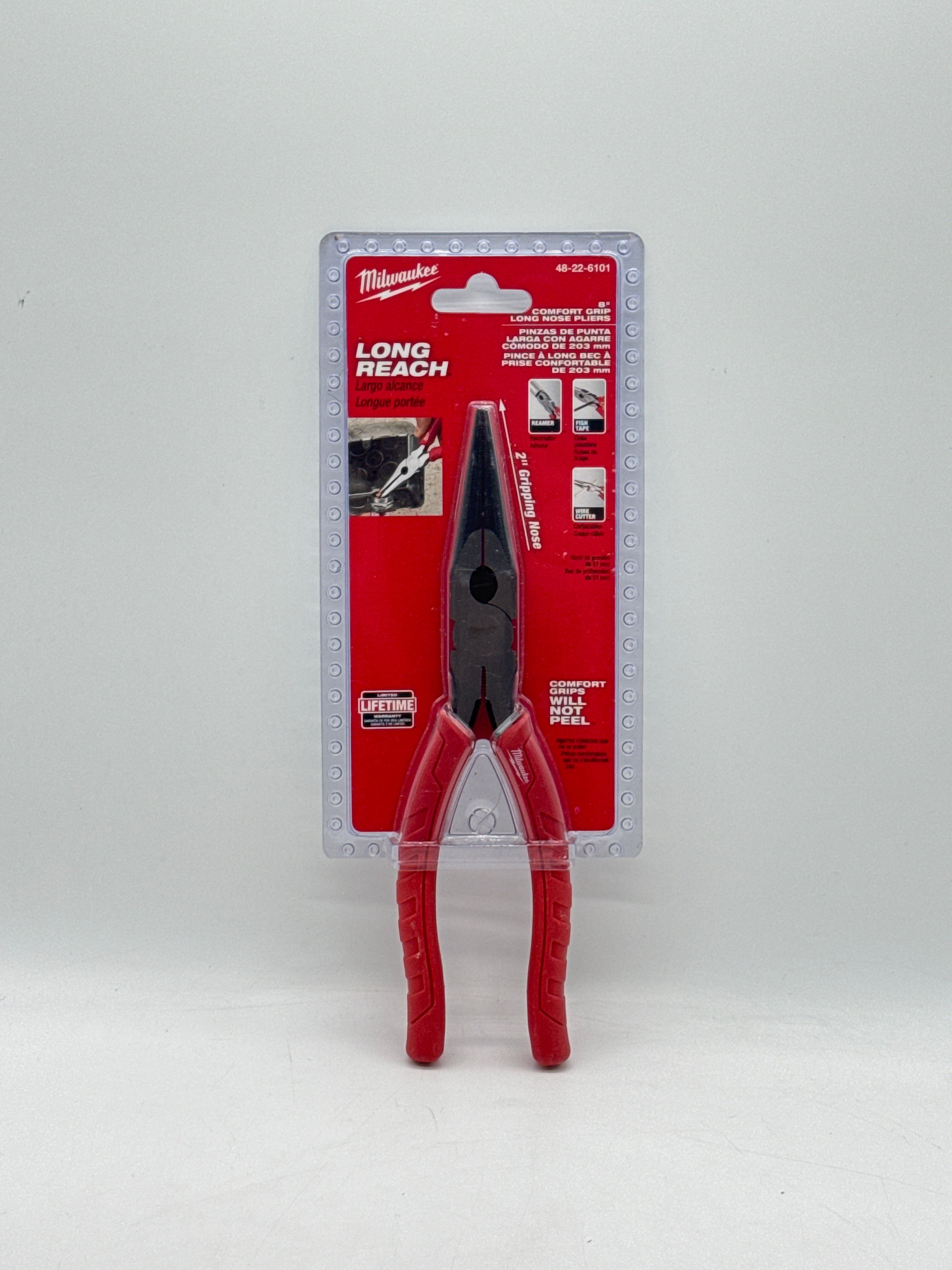 Milwaukee Long-Nose Pliers 48-22-6101 - New In Box
