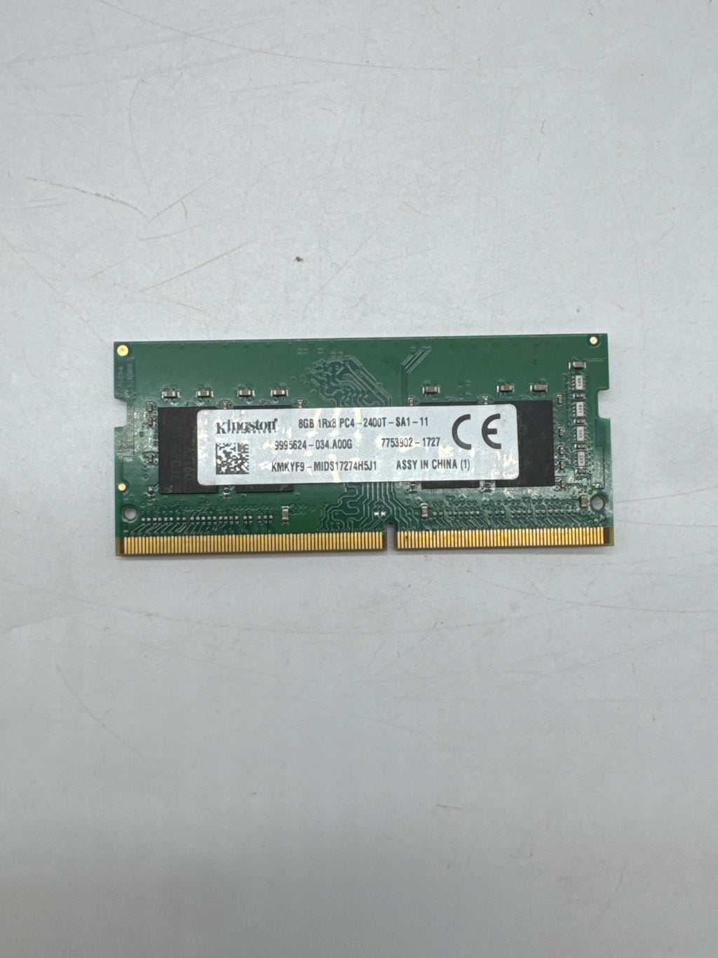 Kingston 8GB DDR4 2400MHz PC4-2400T Laptop SO-DIMM RAM - Used
