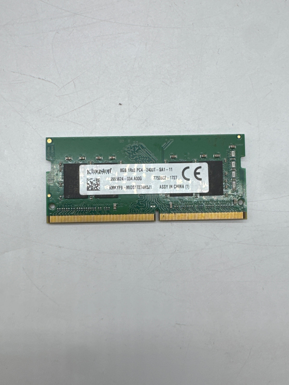 Kingston 8GB DDR4 2400MHz PC4-2400T Laptop SO-DIMM RAM - Used