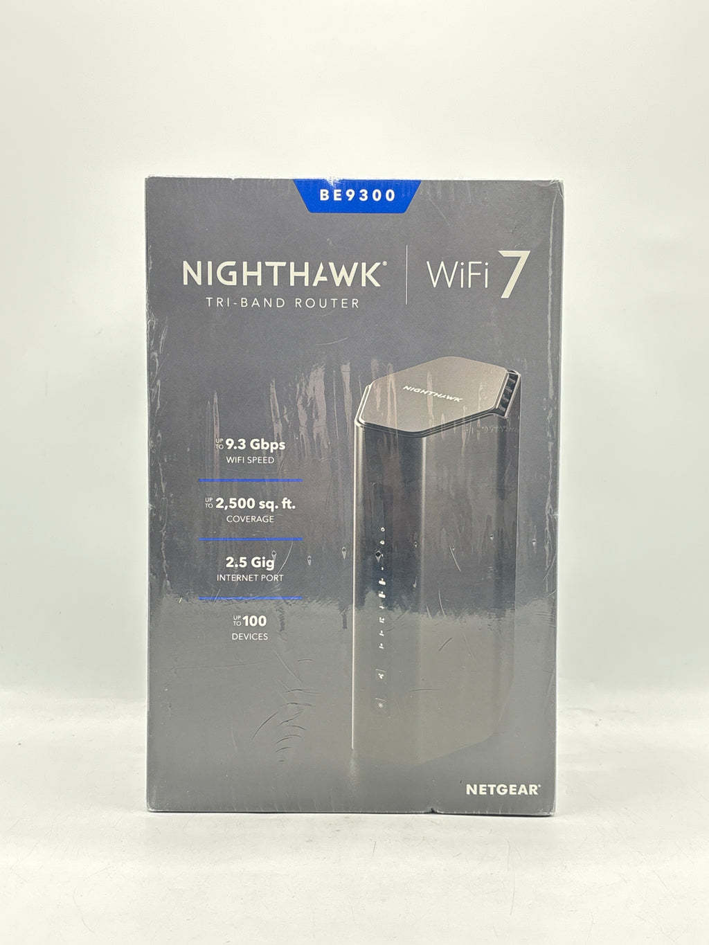 NETGEAR Nighthawk BE9300 WiFi 7 Tri-Band Router Black - New