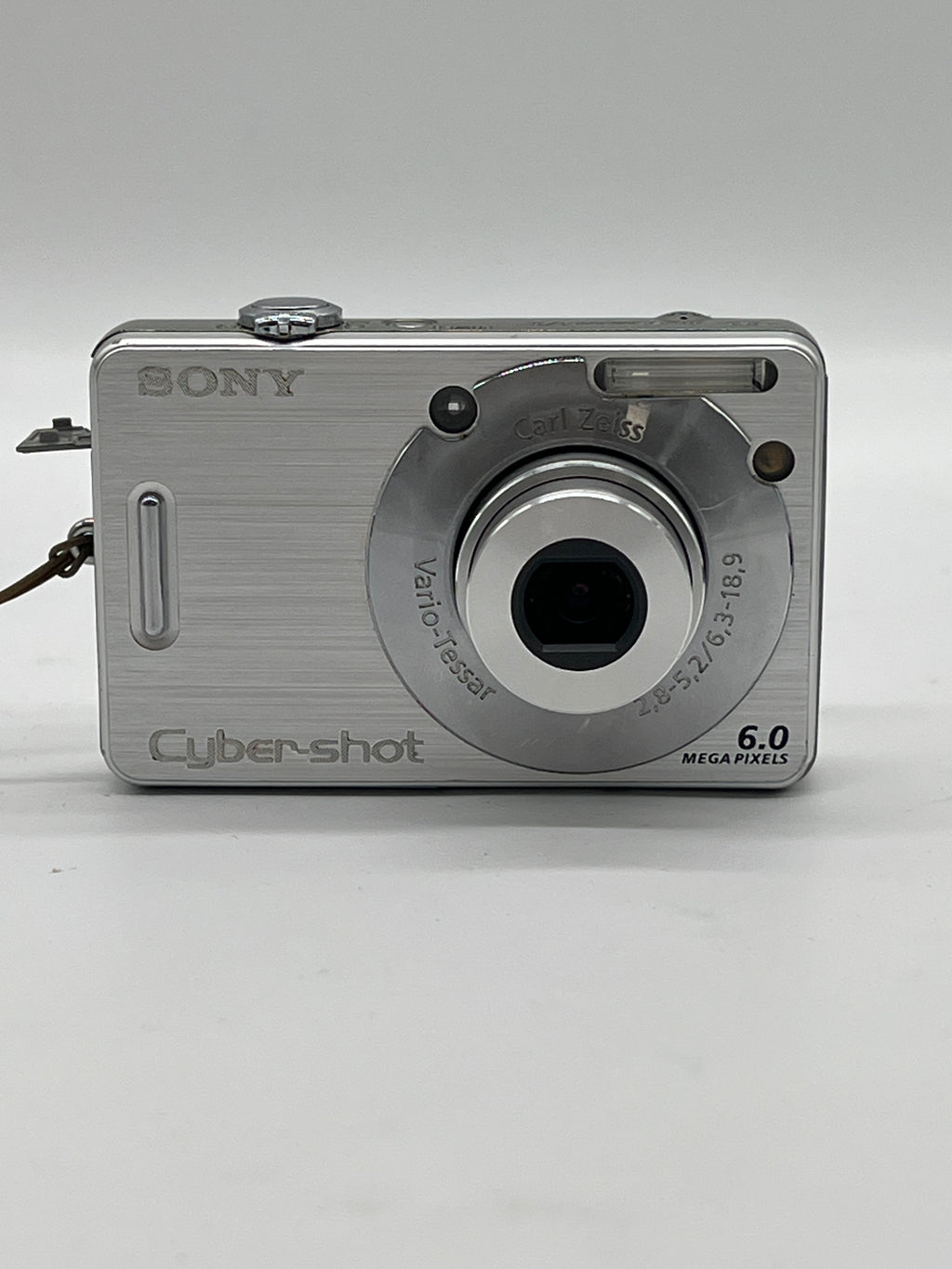 Sony Cyber-shot DSC-W50 Digital Camera 6.0MP Silver with Battery and Charger