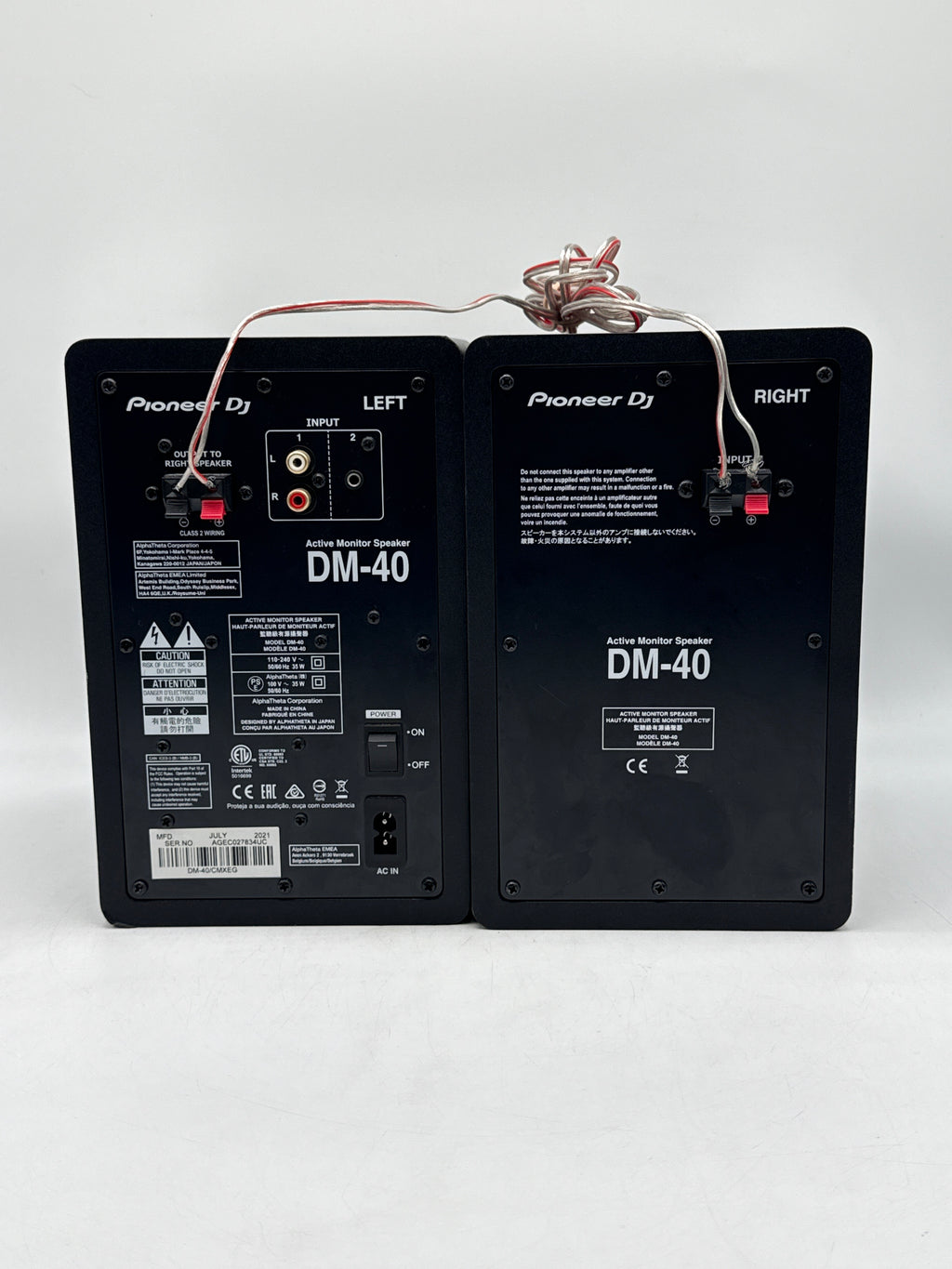 Pioneer DJ DM-40 Studio Monitors