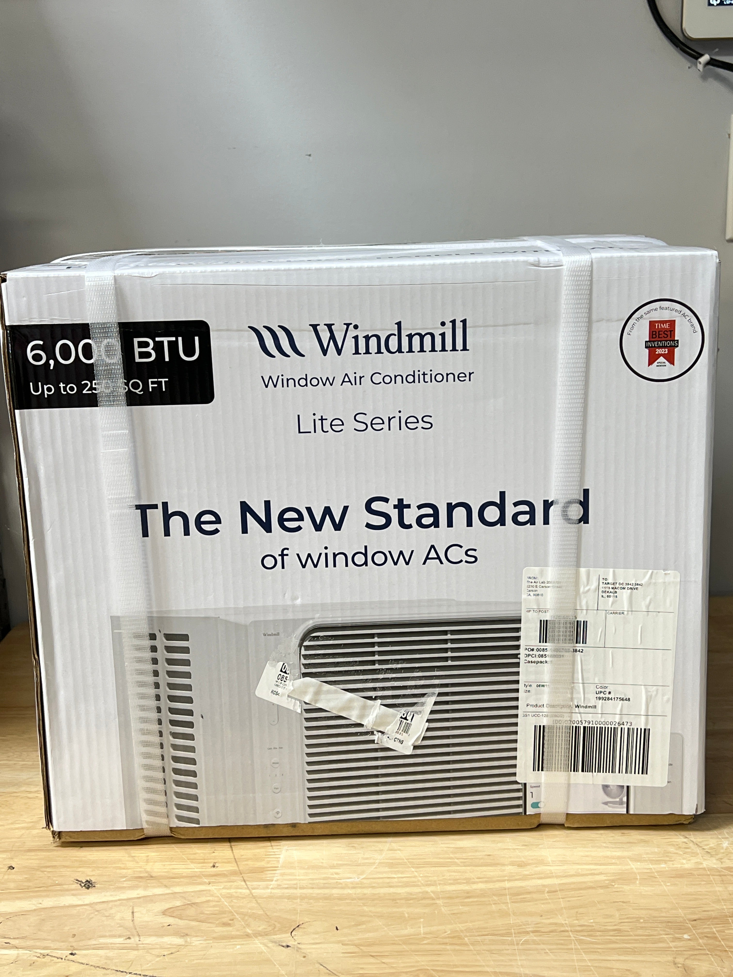 Windmill Window Air Conditioner 6000 BTU Lite Series - New in Box