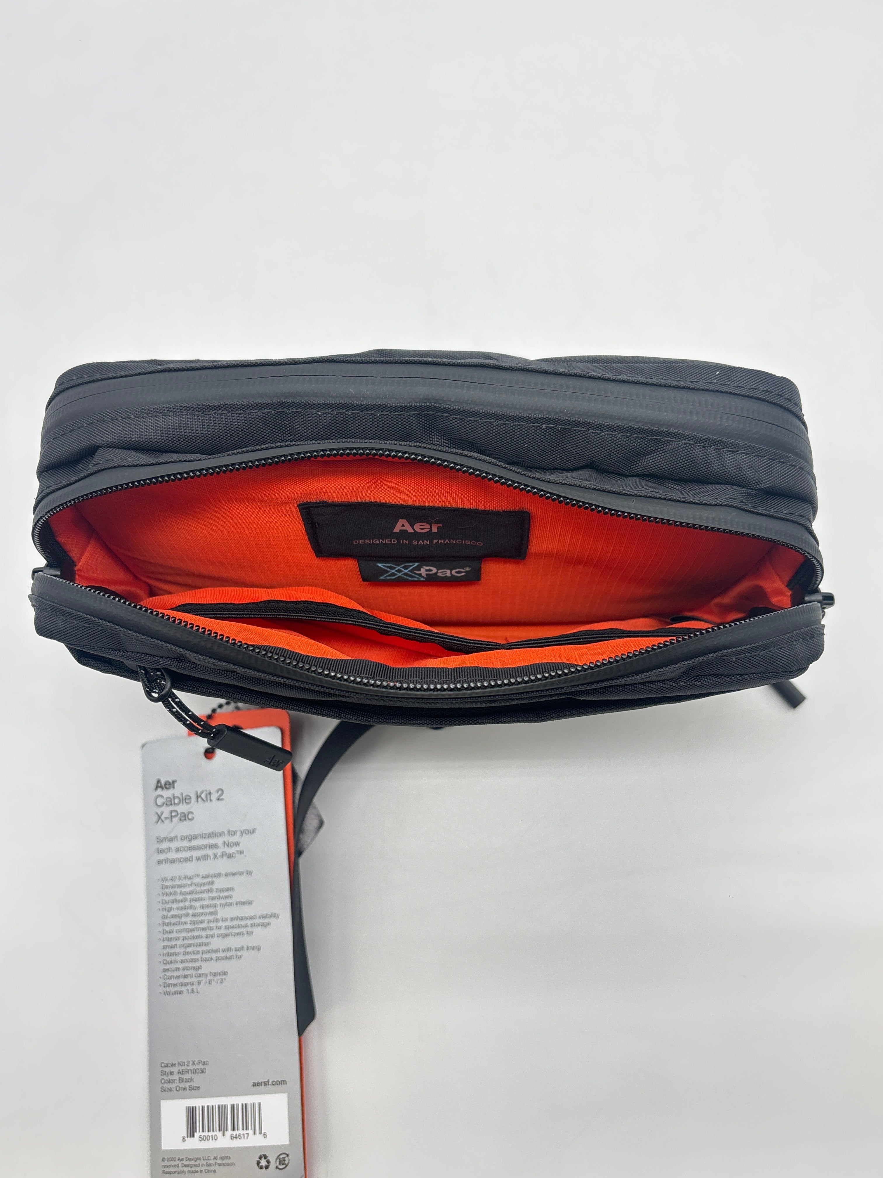Aer Cable Kit 2 X-Pac Organizer - Black New