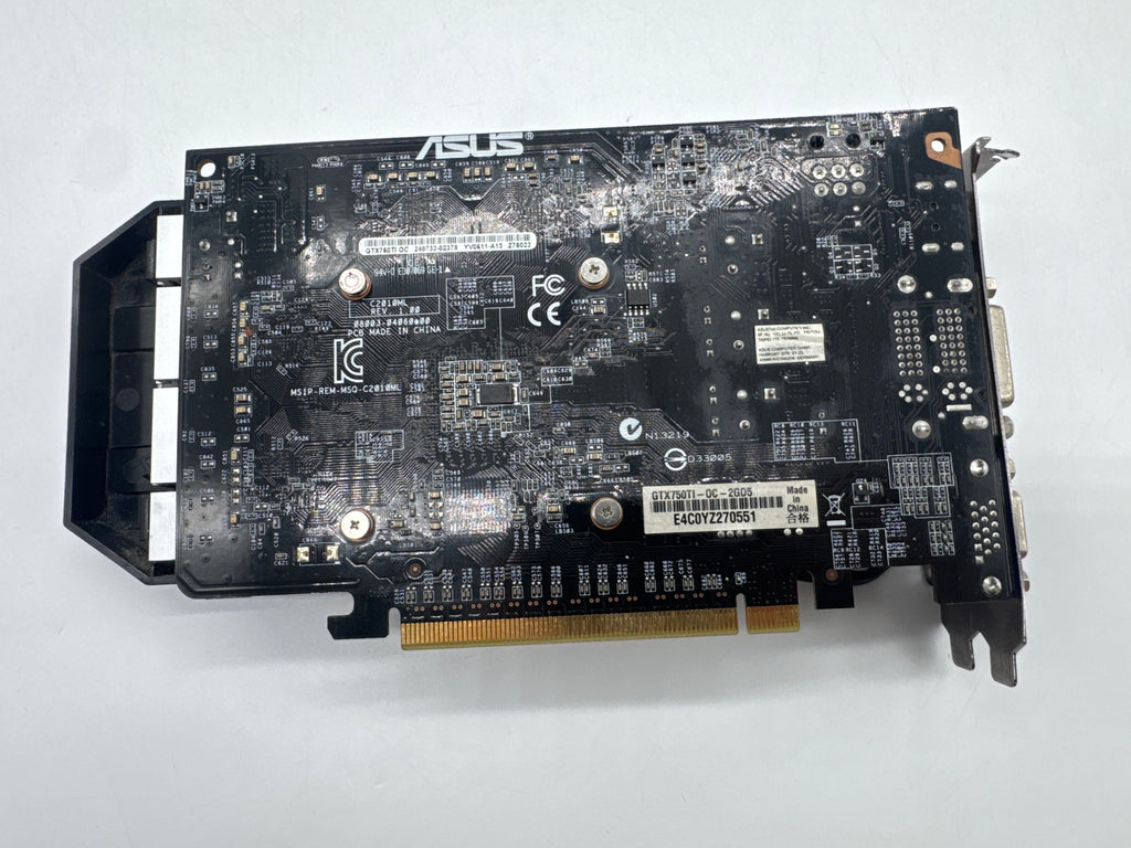 ASUS NVIDIA GeForce GTX 750 Ti OC 2GB GDDR5 Video Card - Used