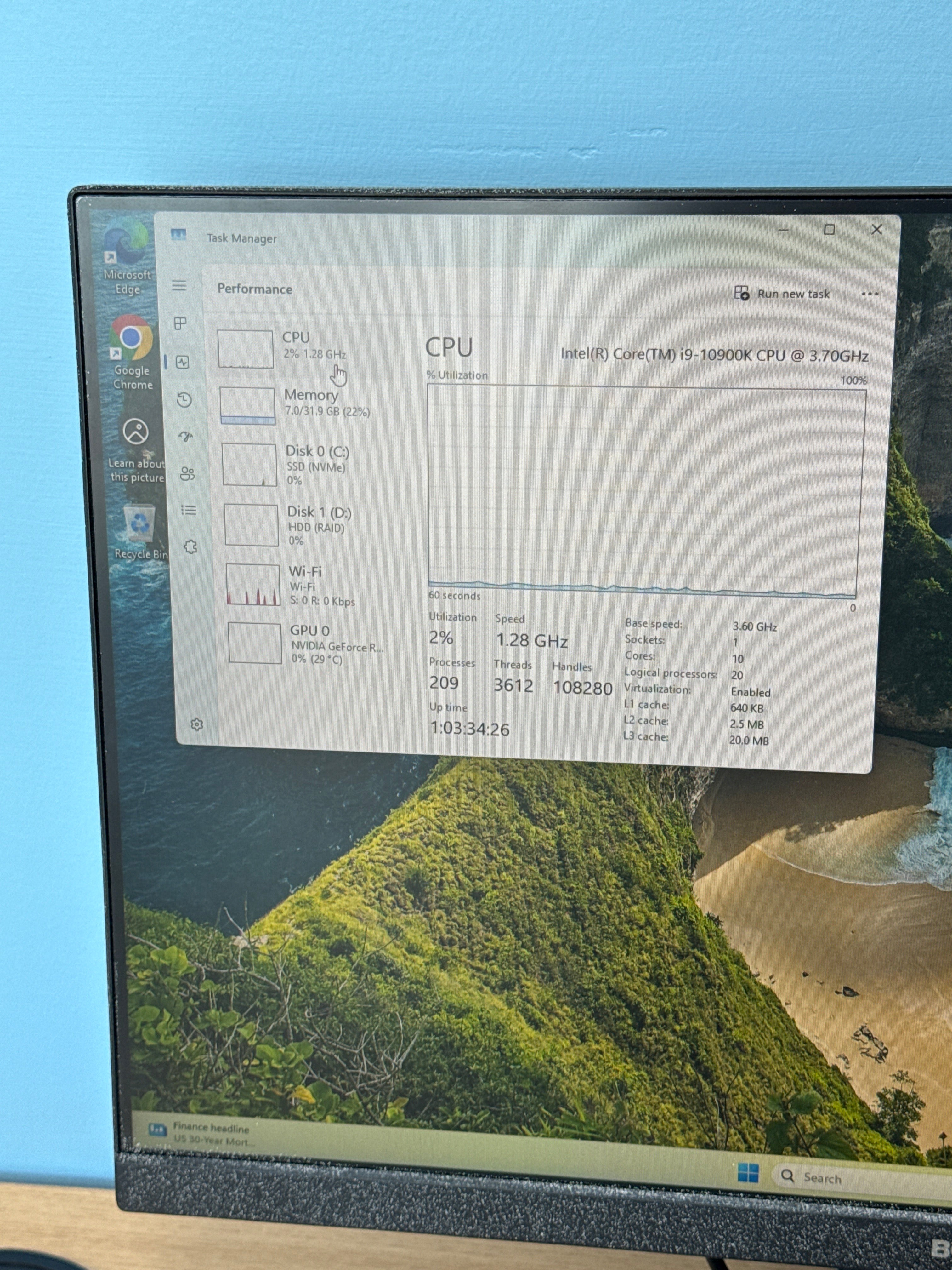 HP Omen 30L i9-10900K 32GB RAM 2TB HDD + 1TB SSD RTX 3080 - Used