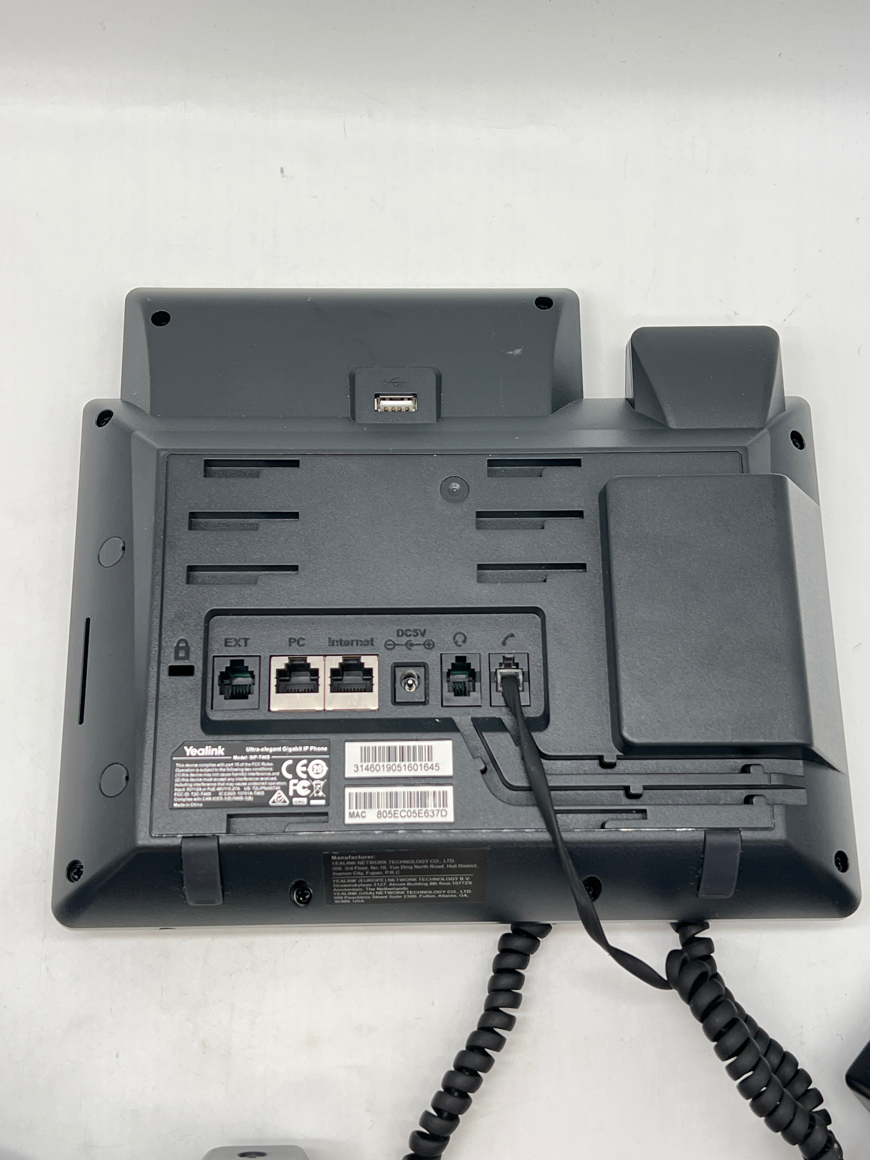 Lot Of 4 Yealink SIP-T46S VoIP IP Business Phone - Used