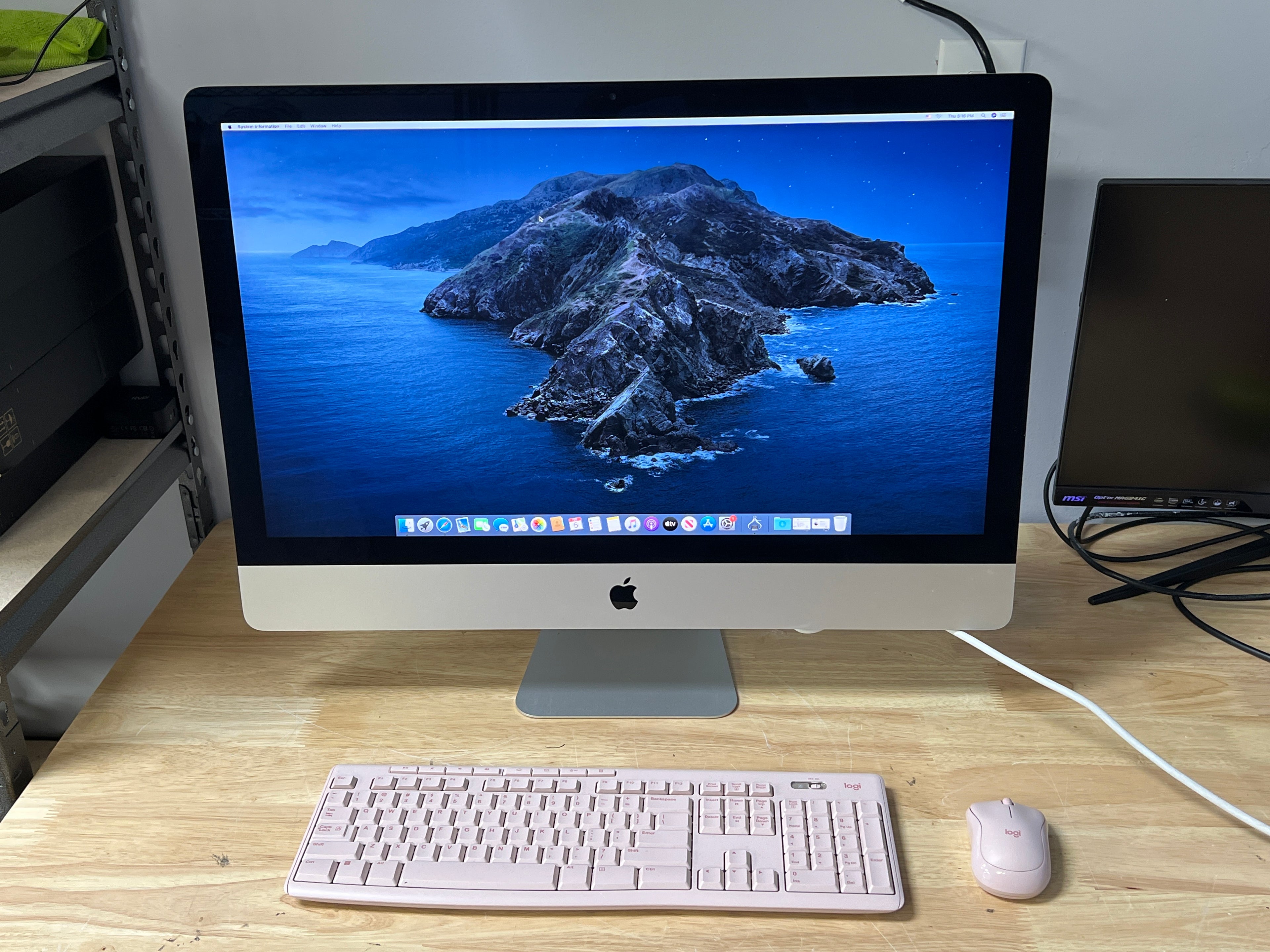 Apple iMac 21.5" 4K A1418 2015 i5 3.2GHz 20GB RAM 1TB Silver Used