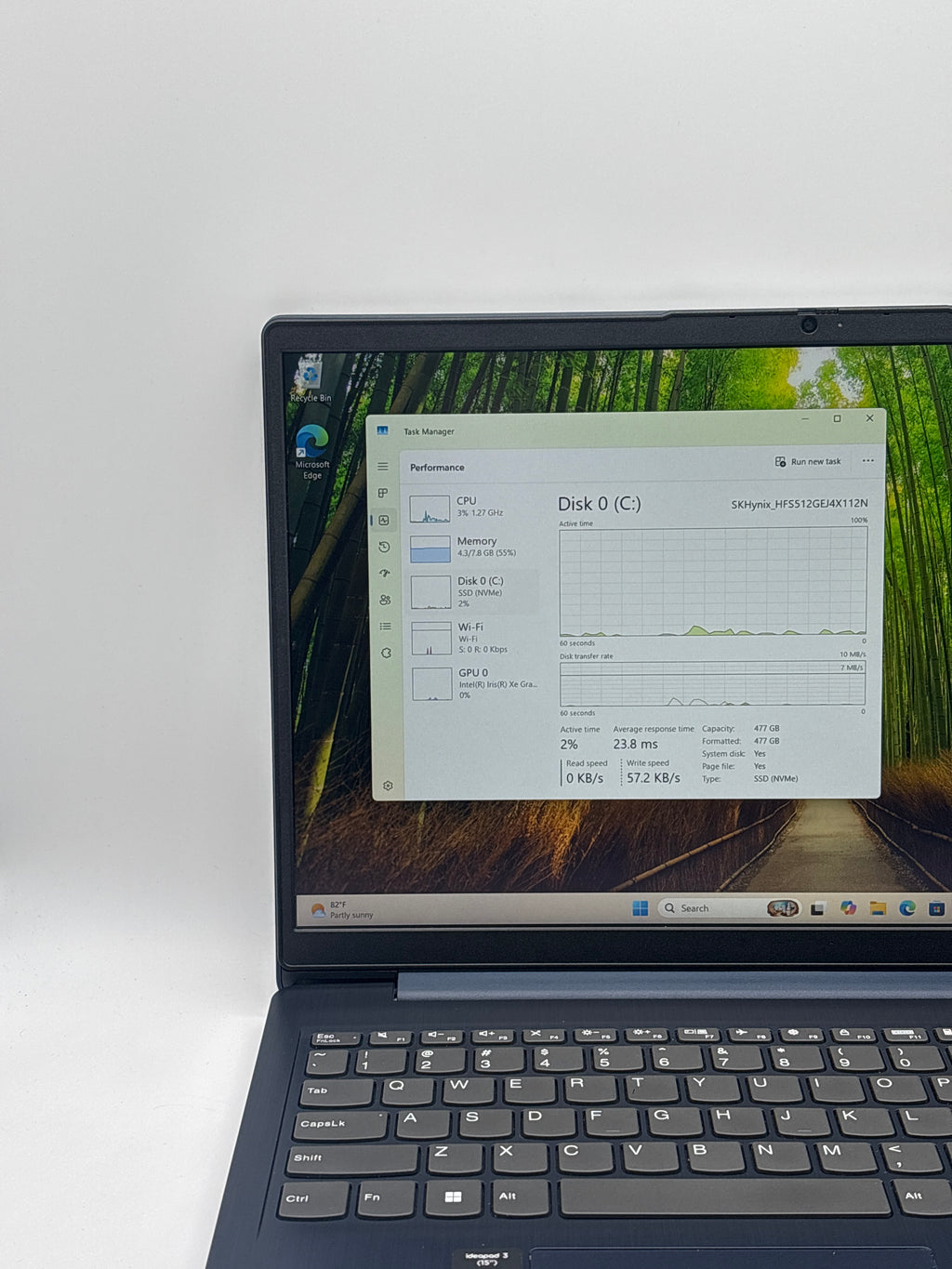 Lenovo Ideapad 3 15ITL6 Touch i5-1155g7 8GB RAM 512GB SSD