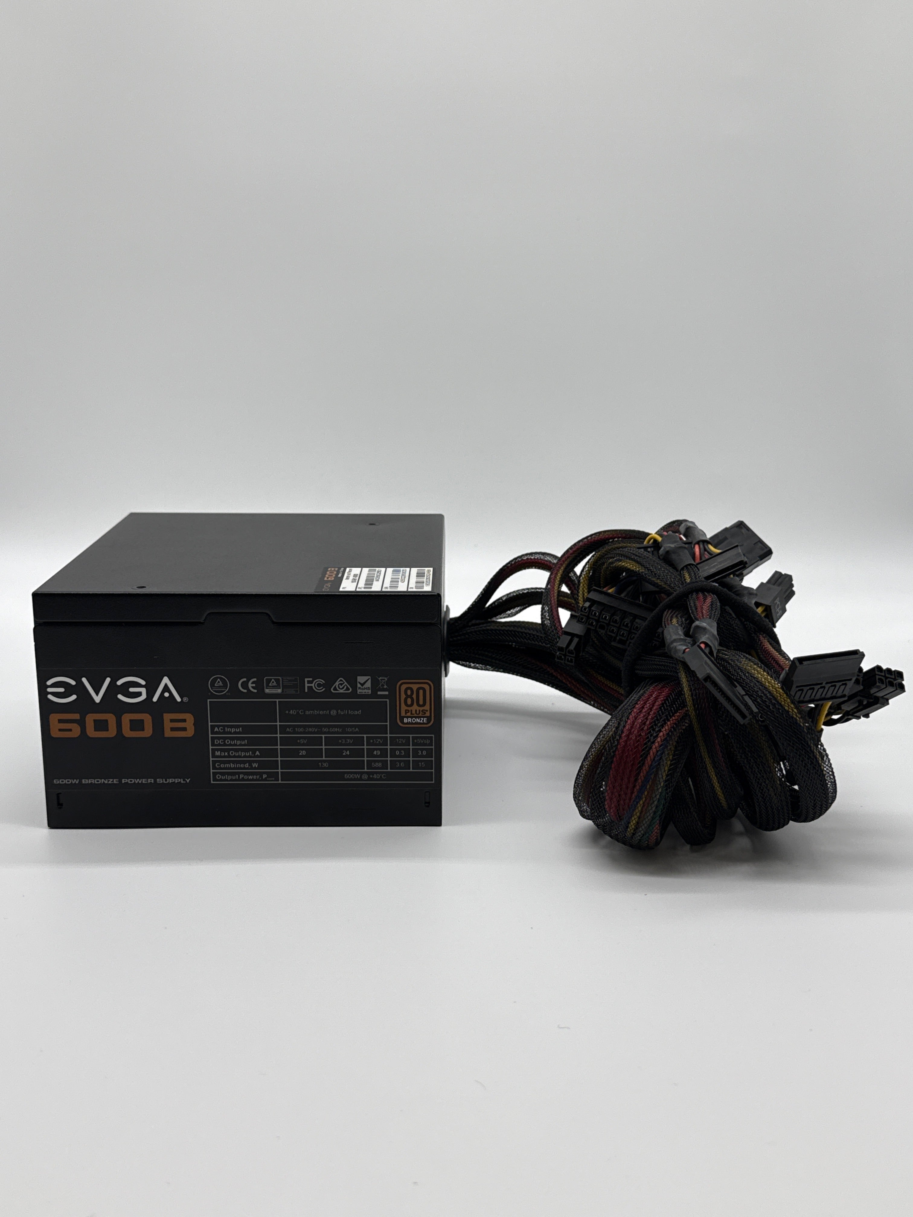 EVGA 600b Power Supply 600W ATX Modular Used