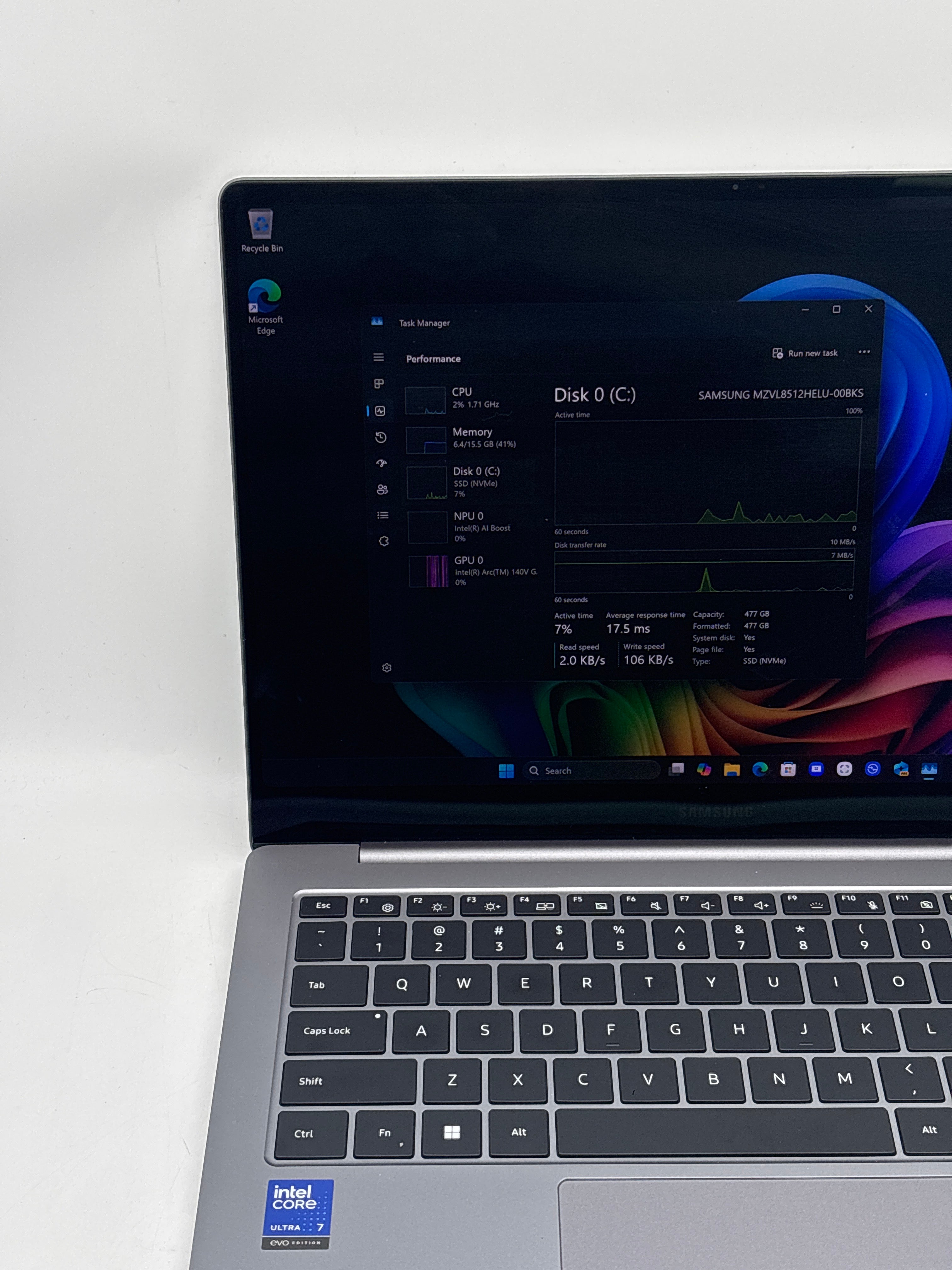 Samsung Galaxy Book NP940XHA Touch Ultra 7 256V 16GB RAM 512GB SSD Used