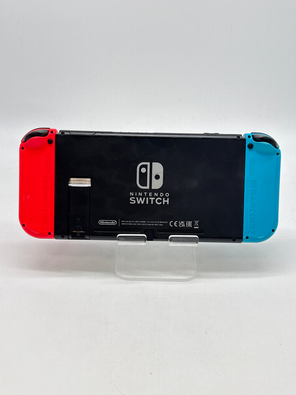 Nintendo Switch V2 HAC-001(-01) Console Gaming System - Missing Kickstand/Joystick