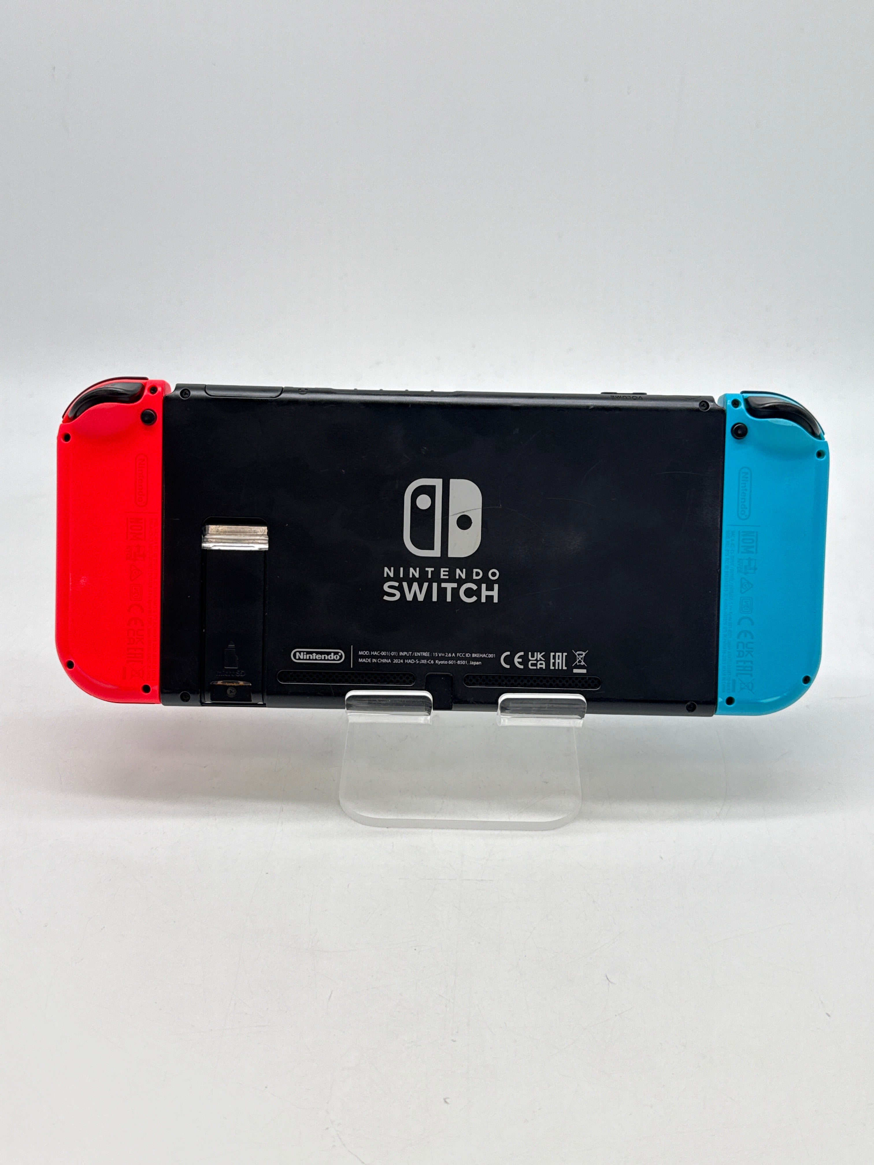 Nintendo Switch V2 HAC-001(-01) Console Gaming System - Missing Kickstand/Joystick