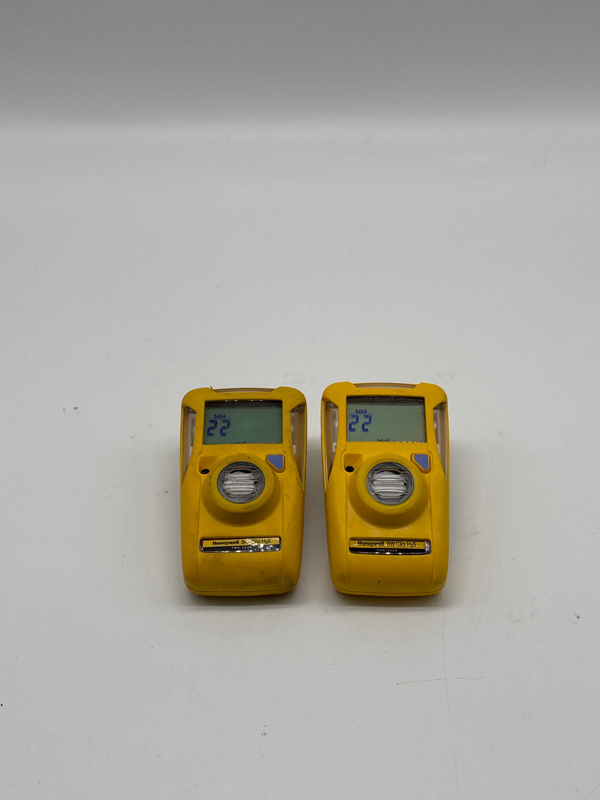 Honeywell BW Clip BWC2-H Single-Gas H2S Monitor Lot of 2 0-100 PPM - Used