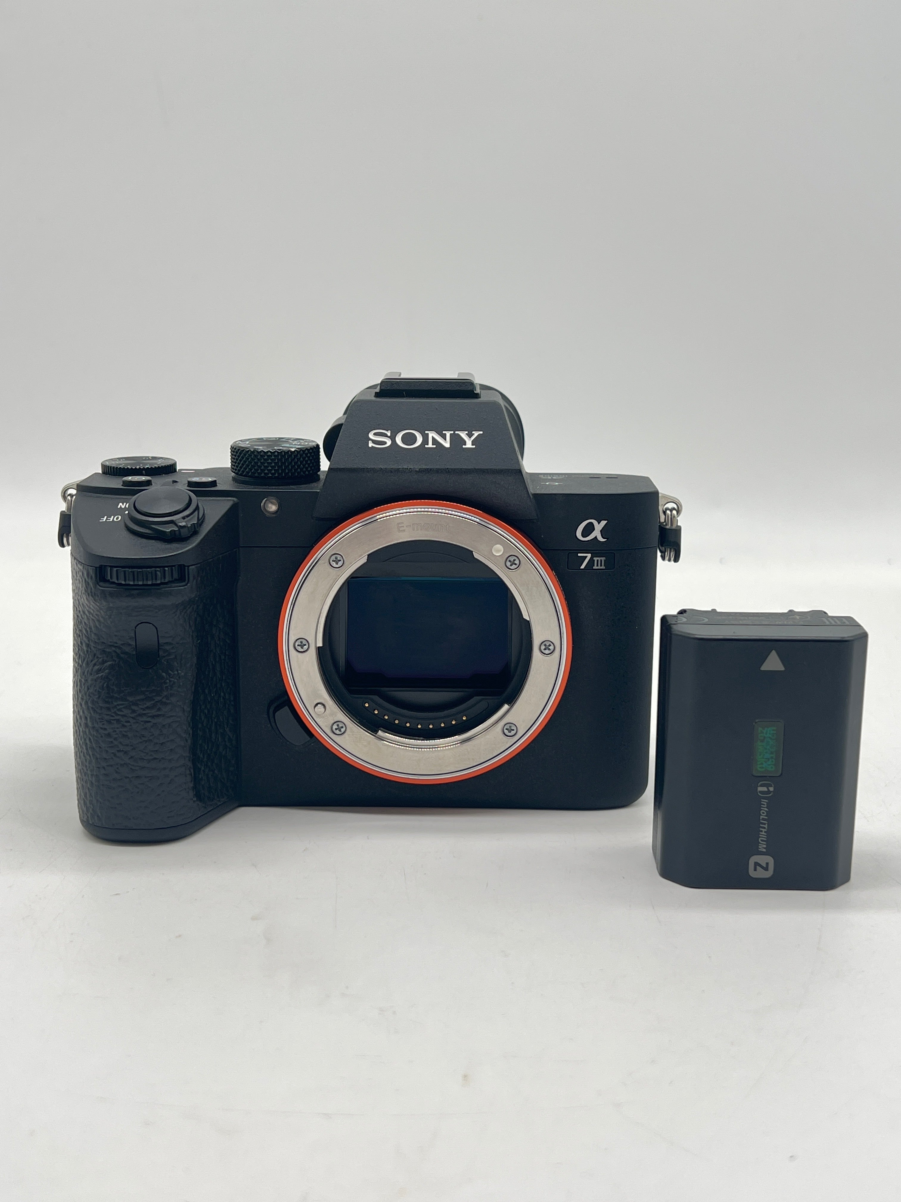 Sony Alpha A7 III Mirrorless Camera Black Body Only Shutter count  3595