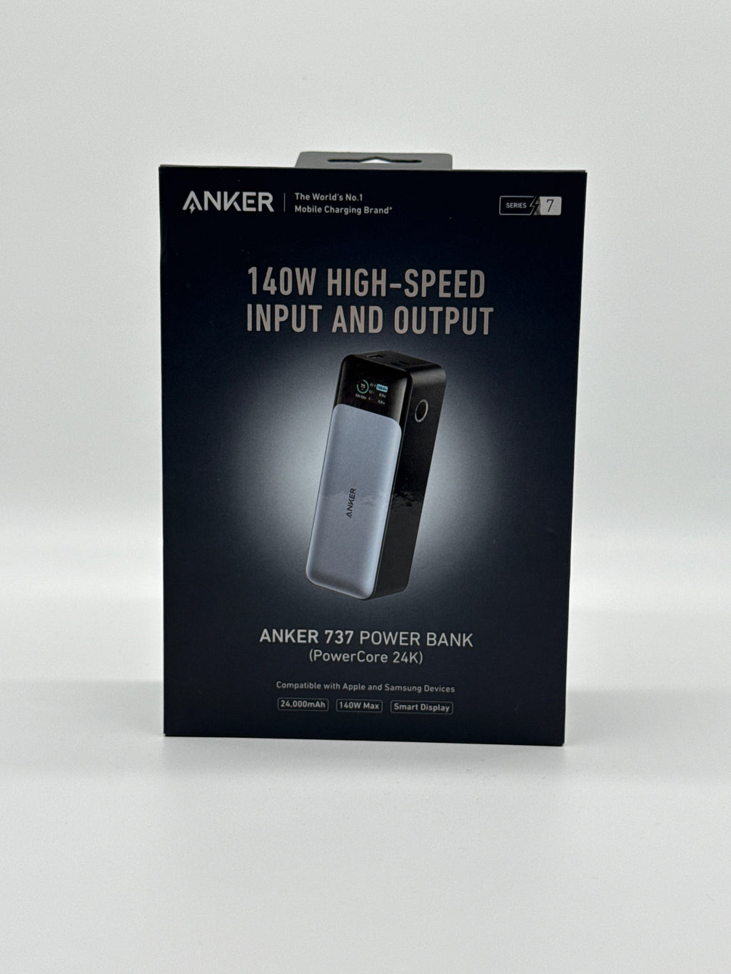 Anker Power Bank A1289 24000mAh 140W 3 Ports USB-C Black New In Box
