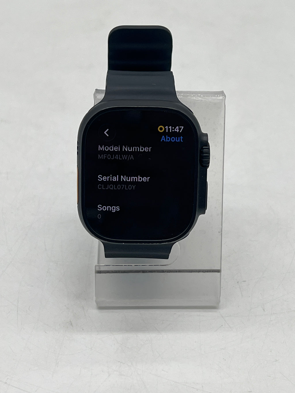 Apple Watch Ultra 3 A3281 Black Cellular MF0J4LW/A w/ Ocean Band - Used