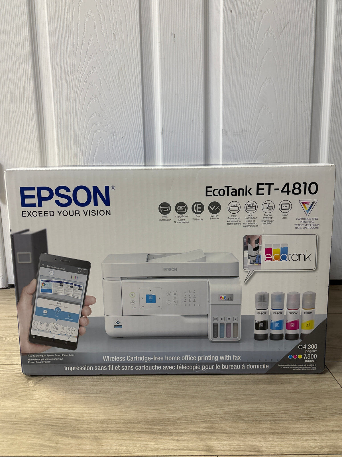 Epson EcoTank ET-4810 Inkjet All-in-One Printer White - New