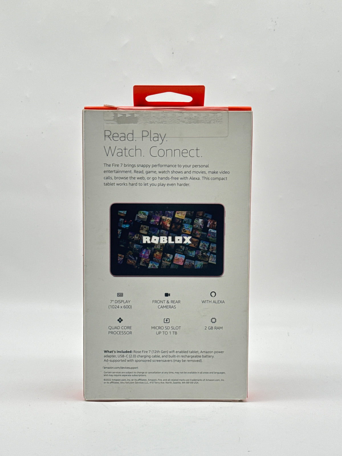 Amazon Fire 7 12th Gen 2022 KFQUWI 7in Tablet 16GB Storage Wi-Fi - New