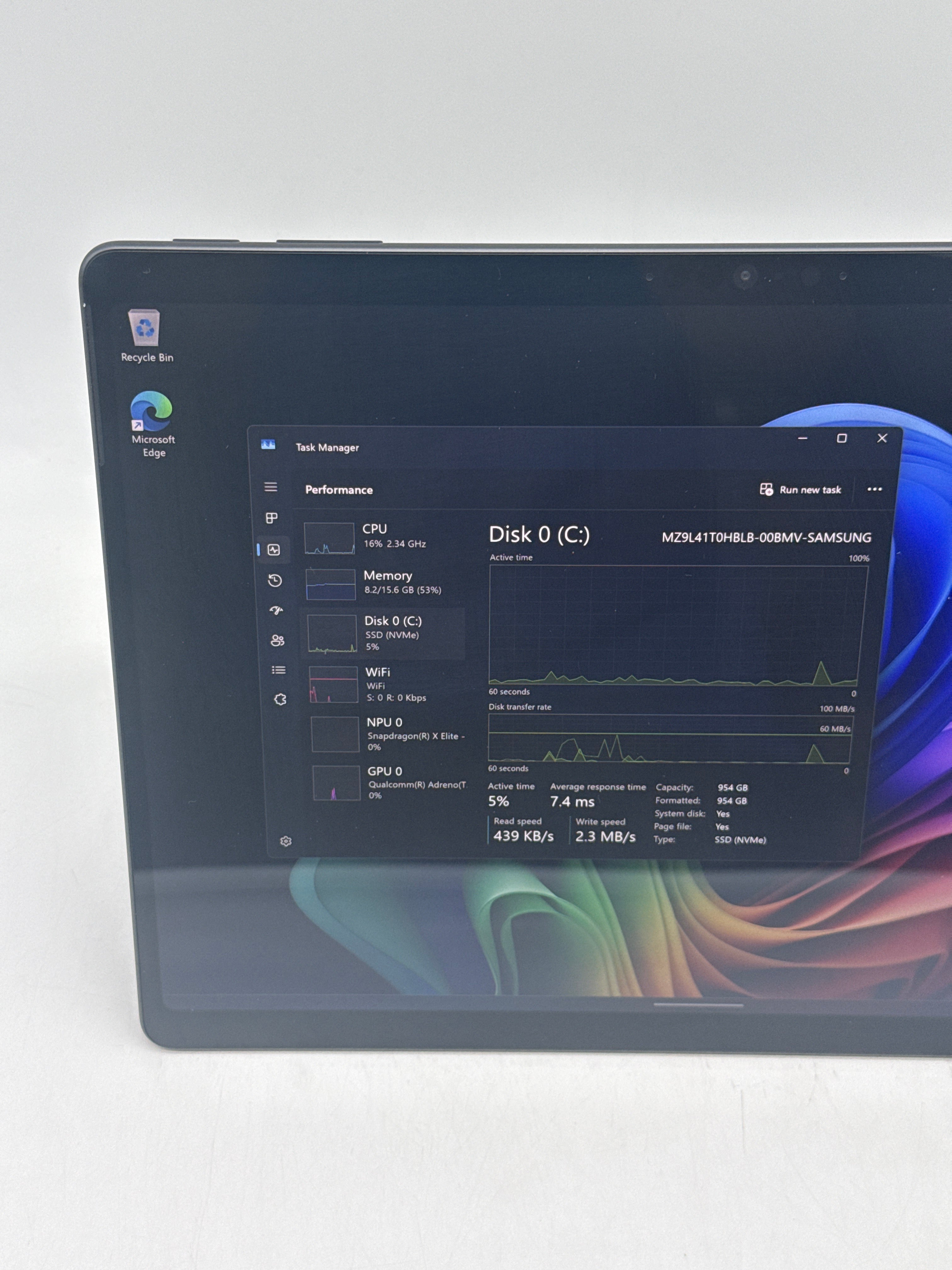 Microsoft Surface Pro 11 2076 Snapdragon X 12-Core 16GB RAM 1TB SSD - Arabic Keyboard