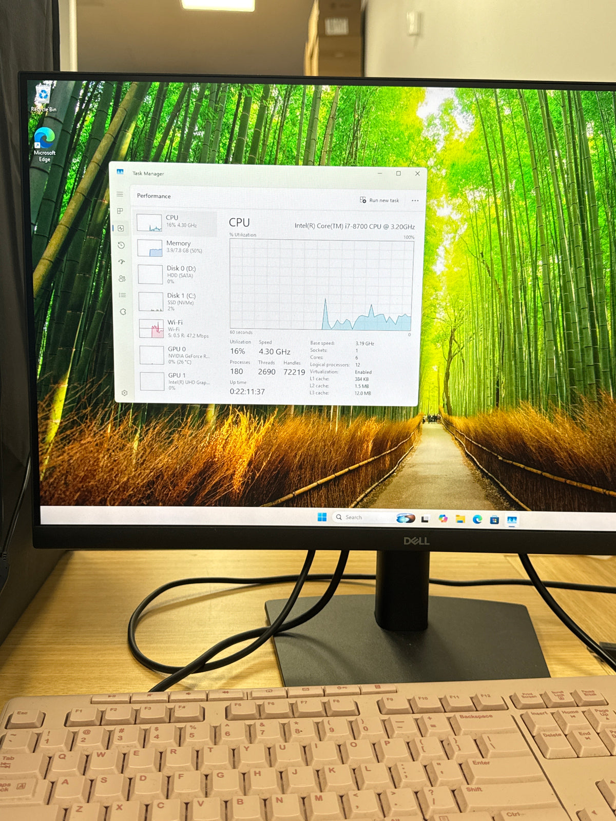 Alienware Aurora R8 i7-8700 8GB RAM 256GB SSD 1TB HDD RTX 2070 - Used