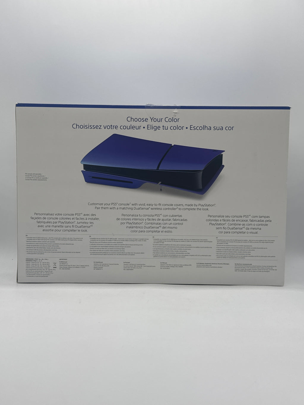 Sony PlayStation 5 Slim Disc CFI-2015 1TB + Chroma Indigo Accessories - Used With Box