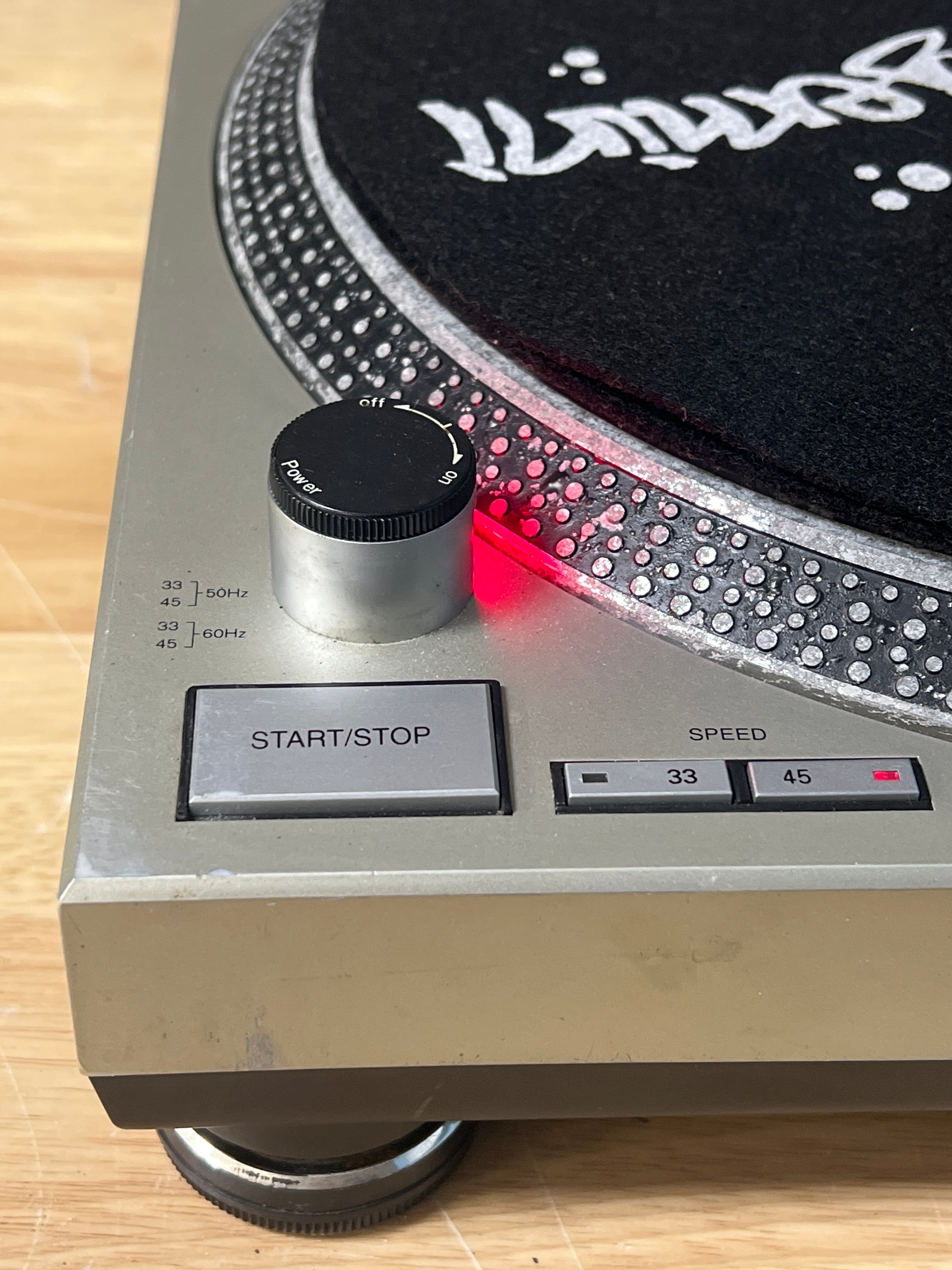 Gemini XL-500 II DJ Turntable Silver Direct Drive For Parts