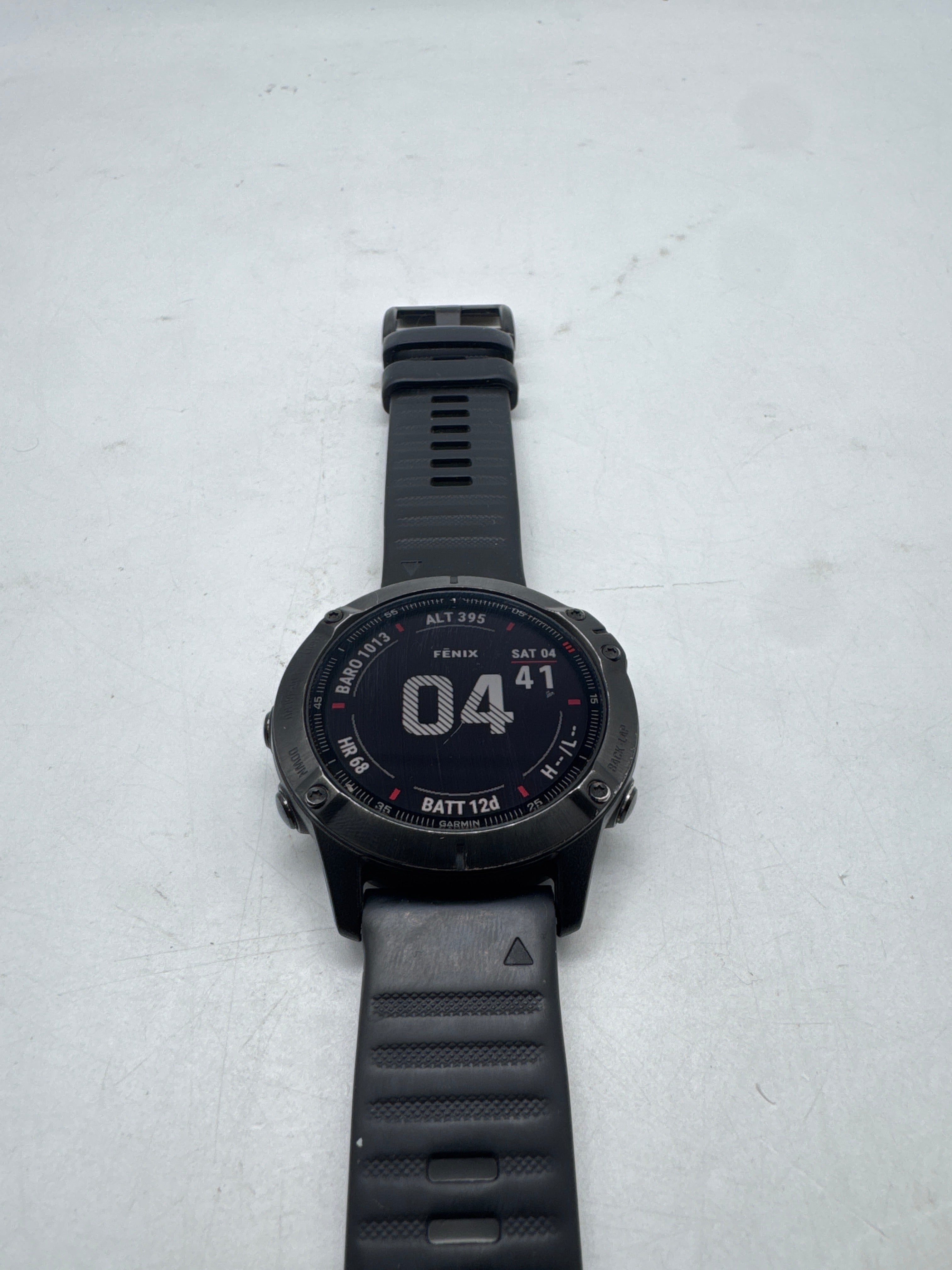 Garmin Fenix 6 Pro GPS Smartwatch W/Charger- Black USED