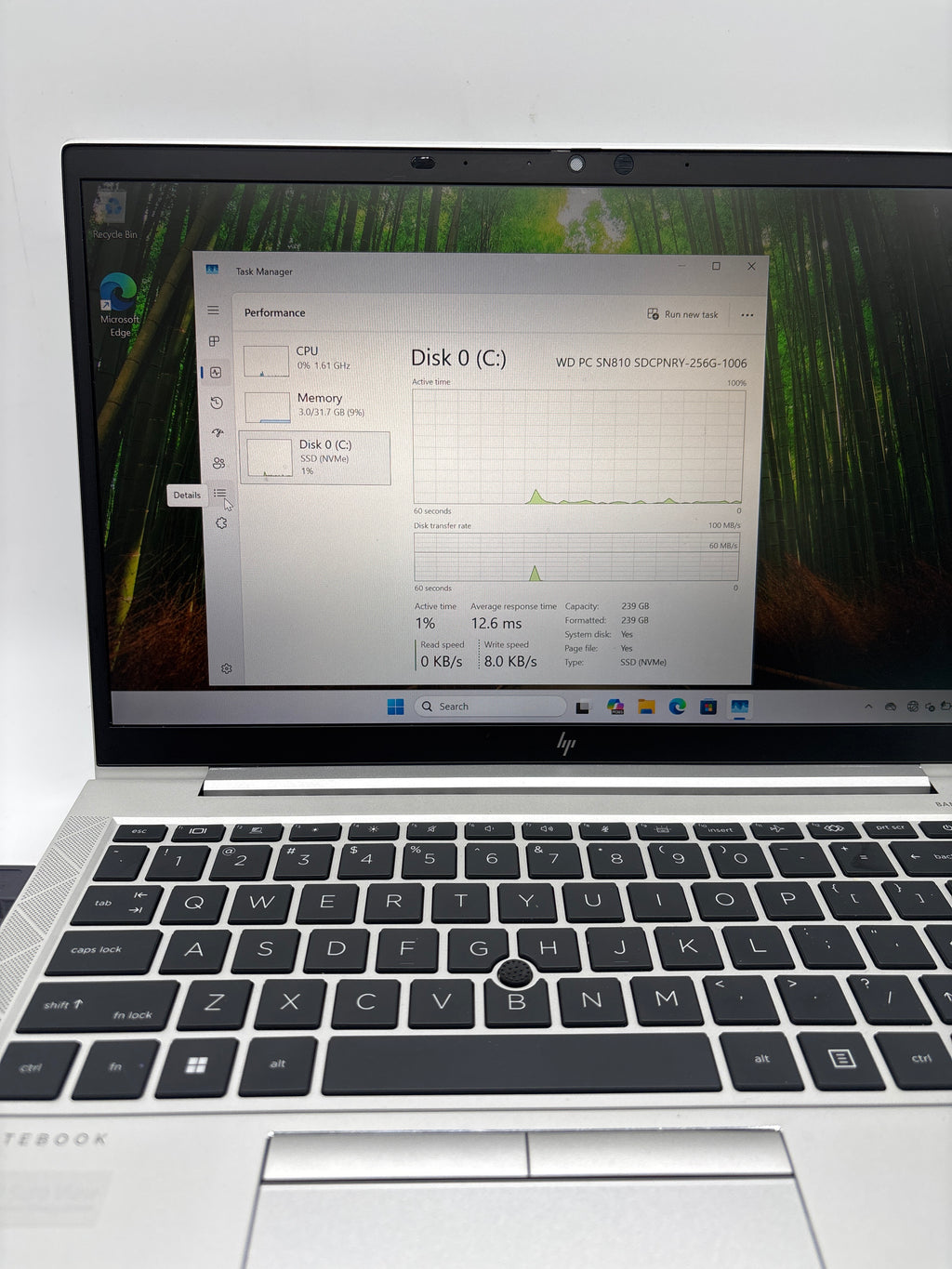 HP EliteBook 840 G8 i7-1185G7 32GB RAM 256GB SSD - For Parts (READ)