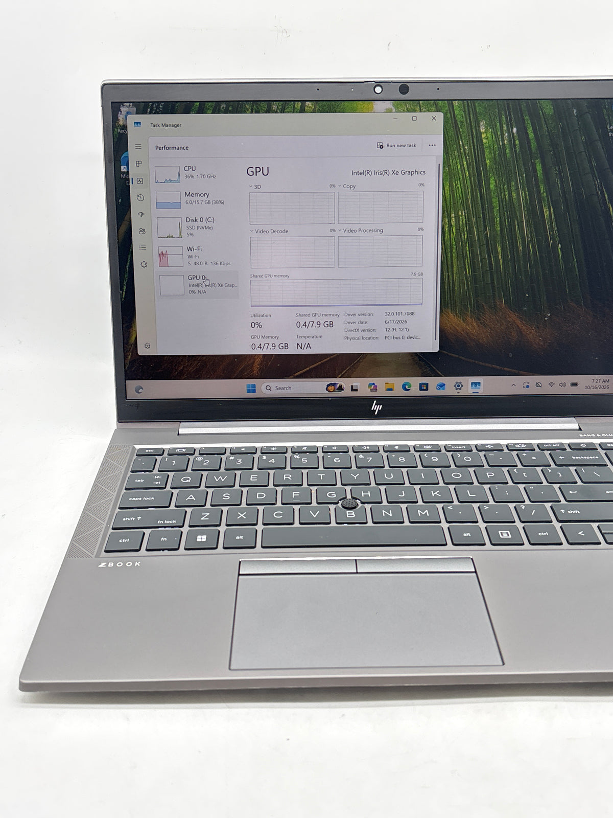 HP ZBook Firefly 14 G8 Core i5-1145G7 16GB RAM 512GB SSD  - READ