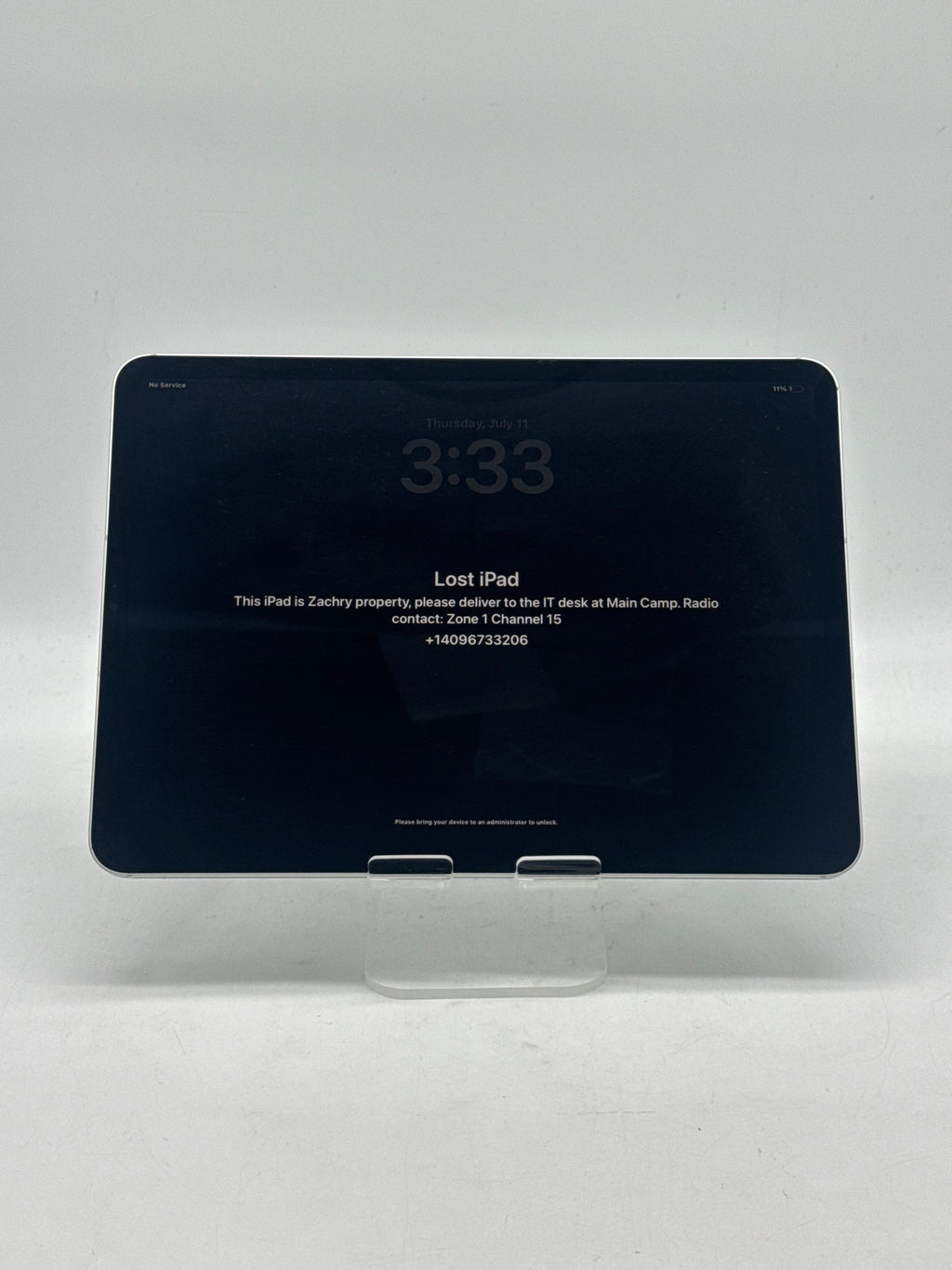 Apple iPad Pro 11" 3rd Gen A2301 128GB Cellular Remotely Managed - For Parts