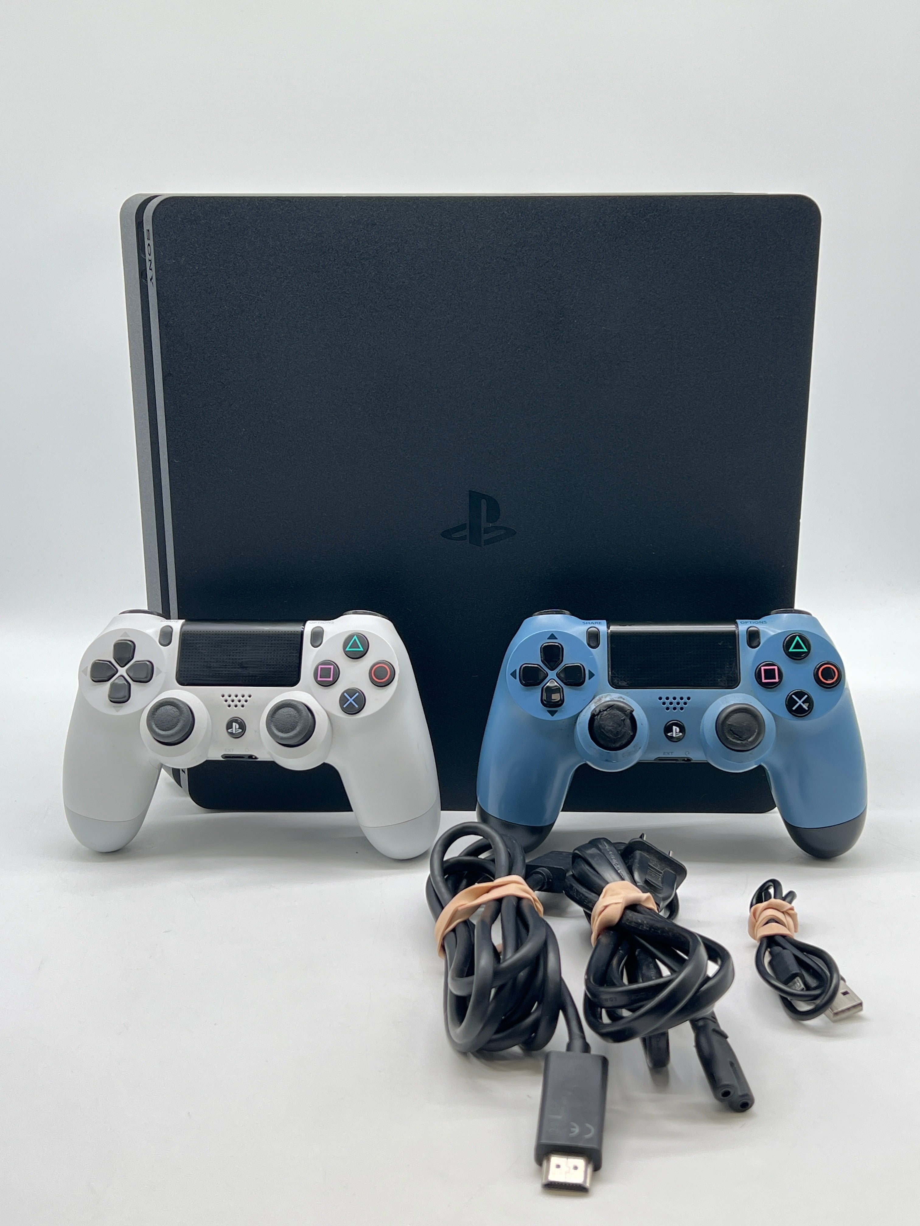 Sony PlayStation 4 Slim CUH-2215B 1TB w/ 2 Controllers HDMI - Used