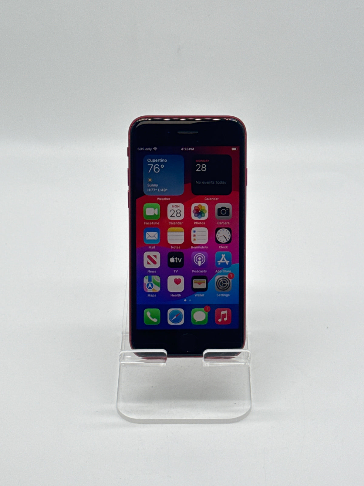Apple iPhone SE 3rd Gen 64GB Red A2595 Verizon Compatible - For Parts