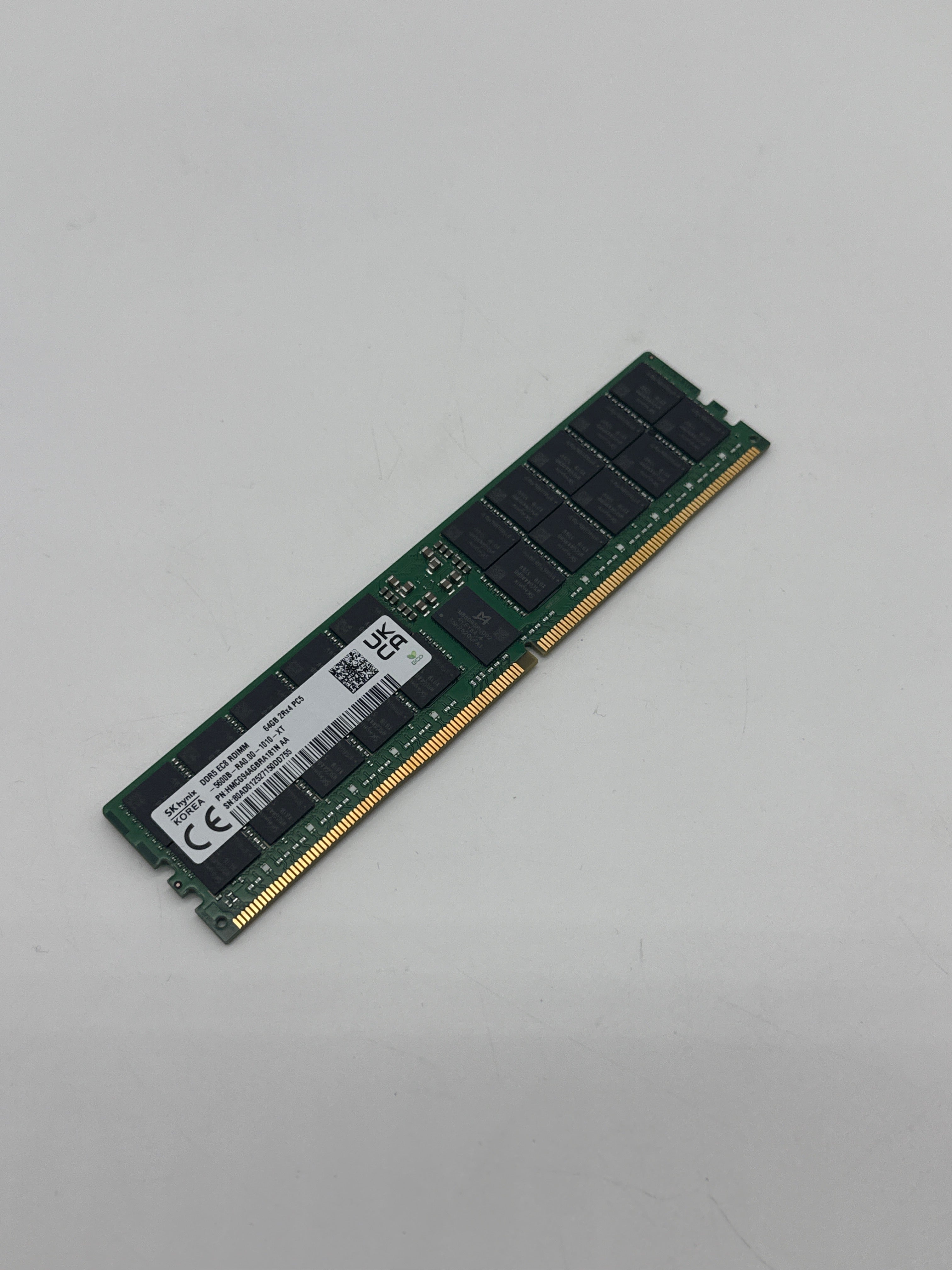 HMCG94AGBRA181N SK HYNIX 64GB (1X64GB) 2RX4 PC5-5600B RDIMM MEMORY