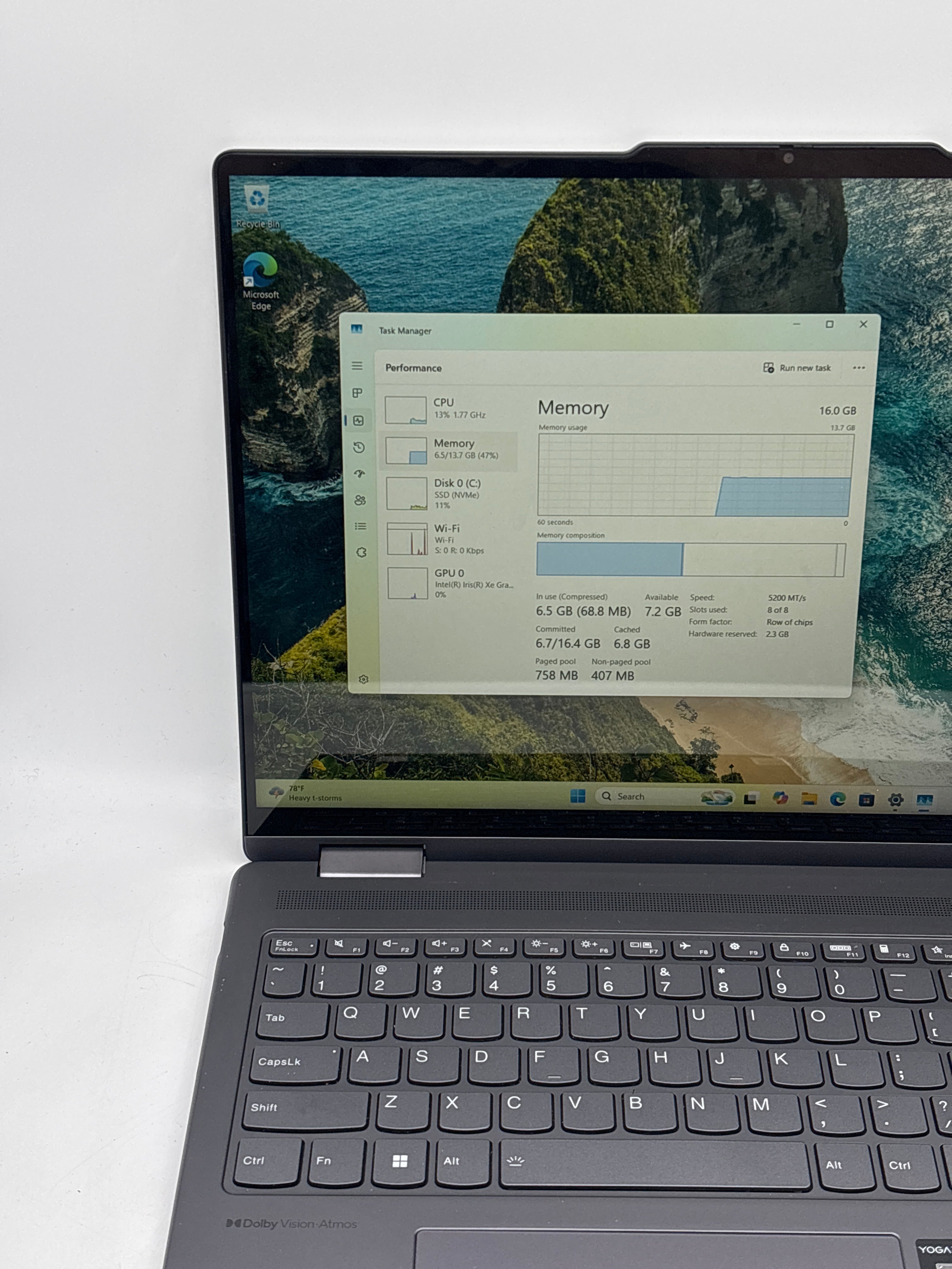 Lenovo Yoga 7i 2-in-1 16IRL8 i7-1355U 16GB 512GB SSD - Trackpad Issue
