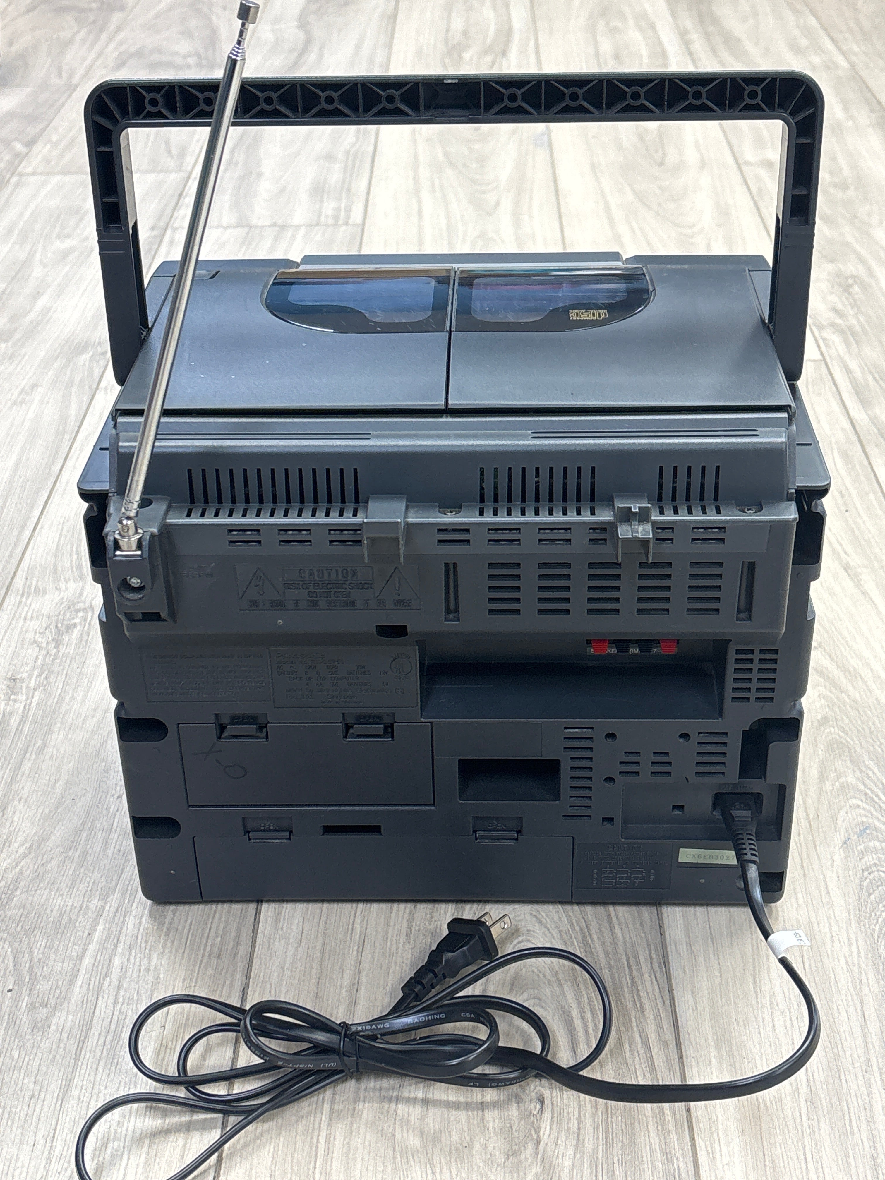 Panasonic RX-DS750 Boombox CD Player 3 CD Changer AM/FM Black