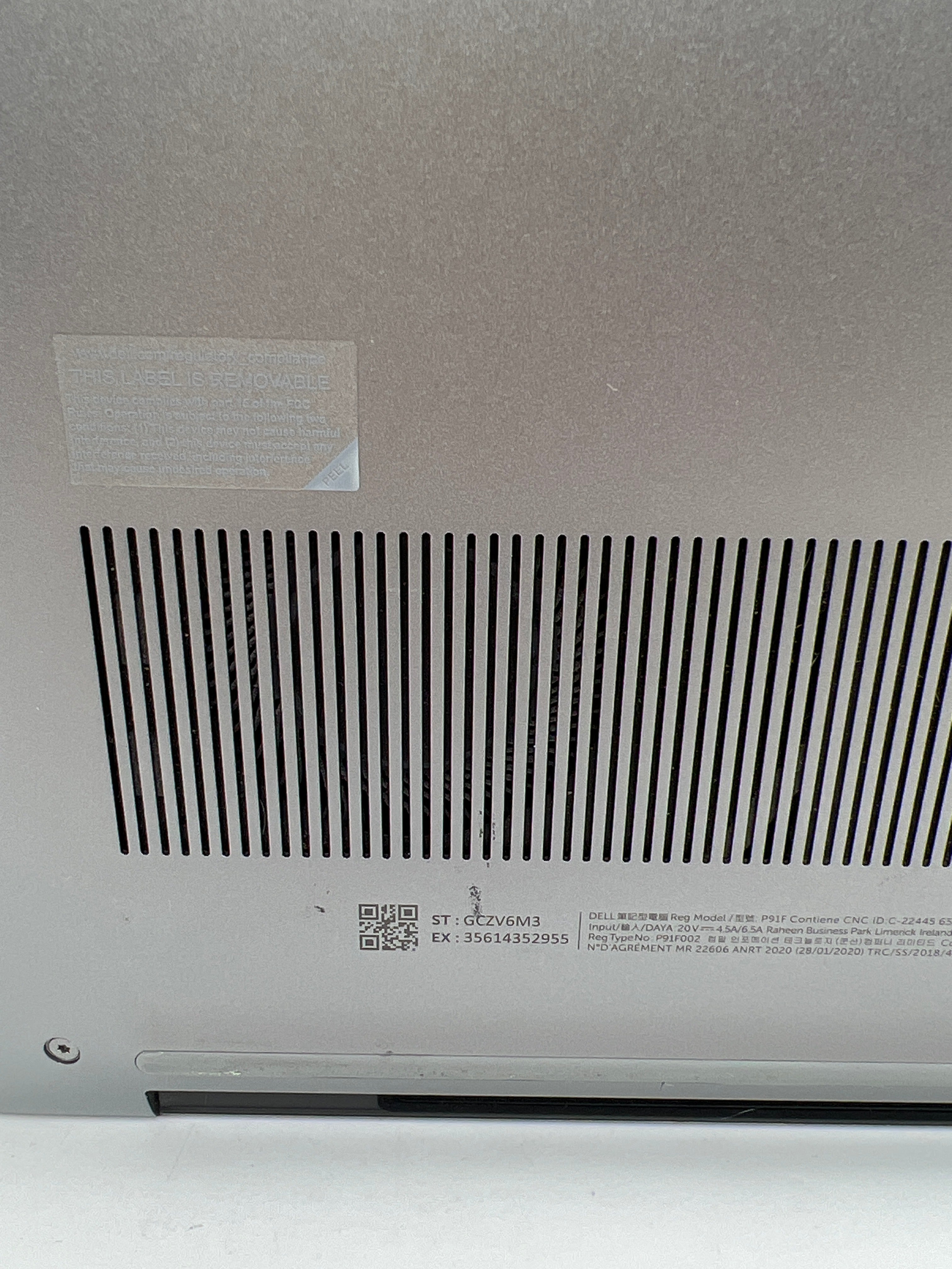 Dell Precision 5560 i7-11850H 32GB RAM 512GB SSD Nvidia T1200 - BIOS Locked/Remotely Managed