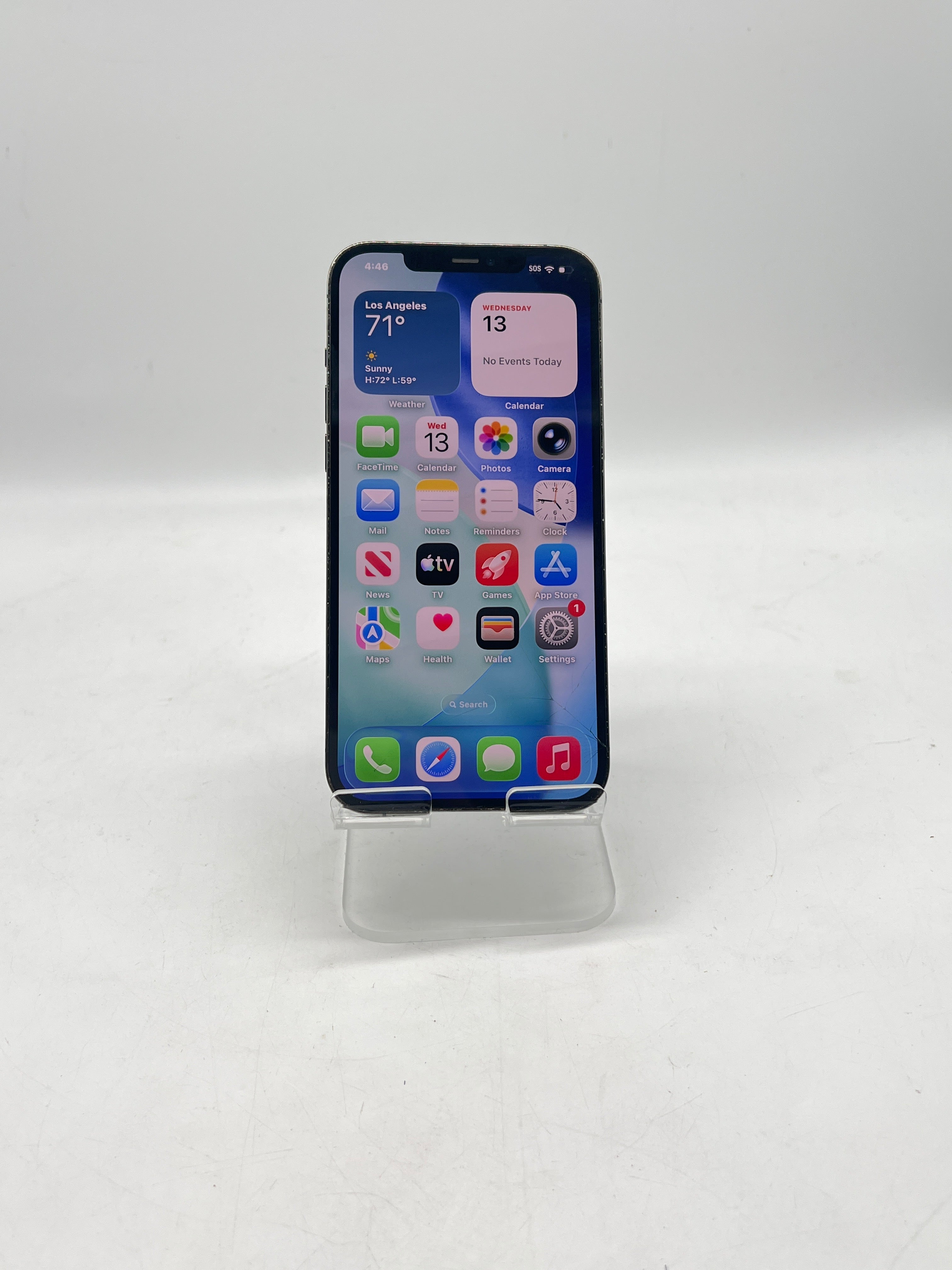 Apple iPhone 12 Pro Max 512GB Unlocked - Cracked Screen Service Batt