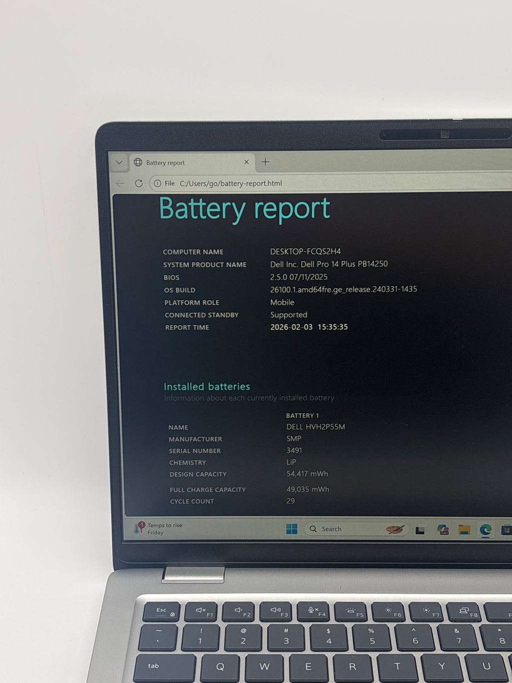Dell Pro 14 Plus Ultra 5 235U 16GB RAM 256GB SSD