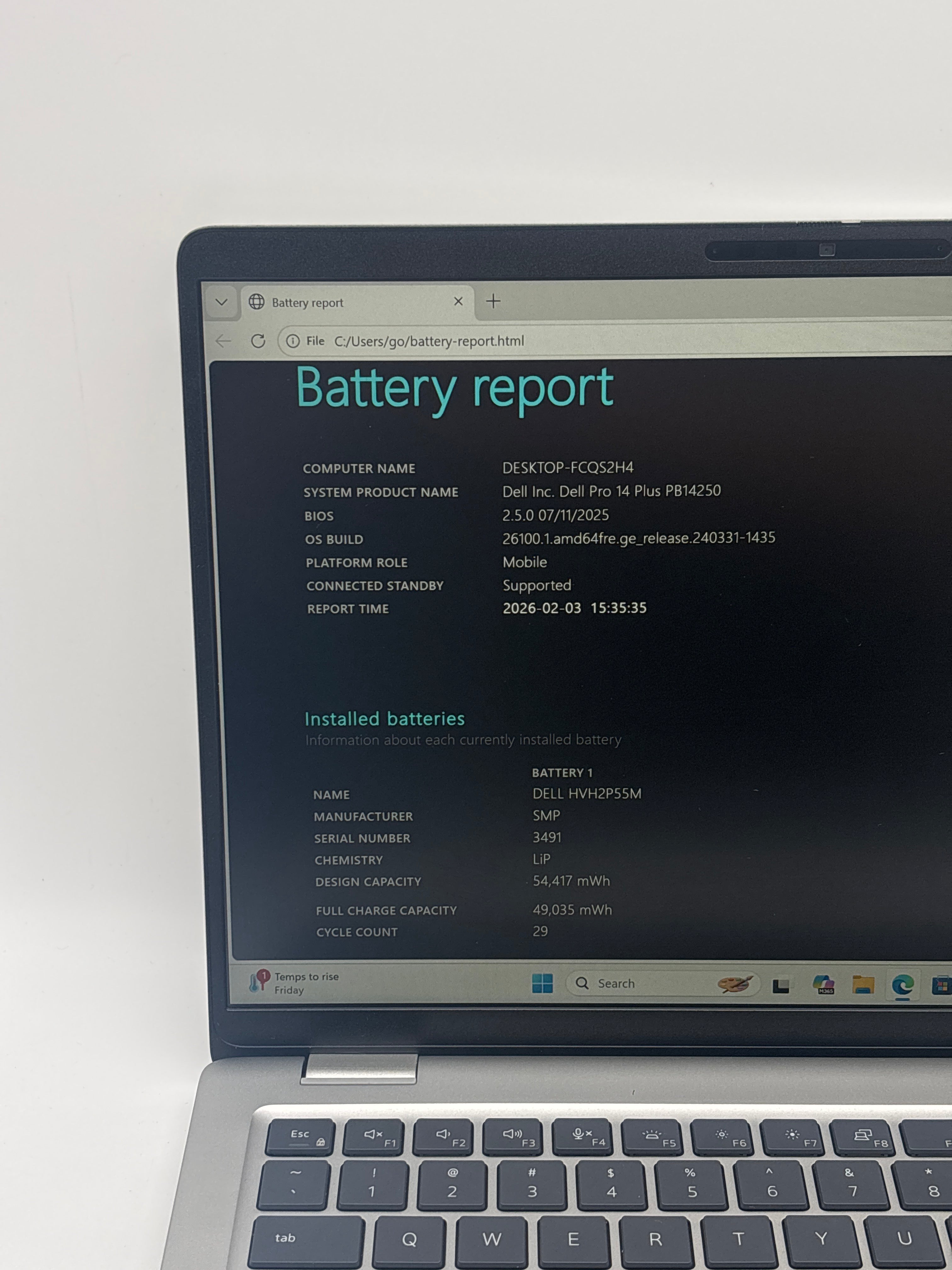 Dell Pro 14 Plus Ultra 5 235U 16GB RAM 256GB SSD