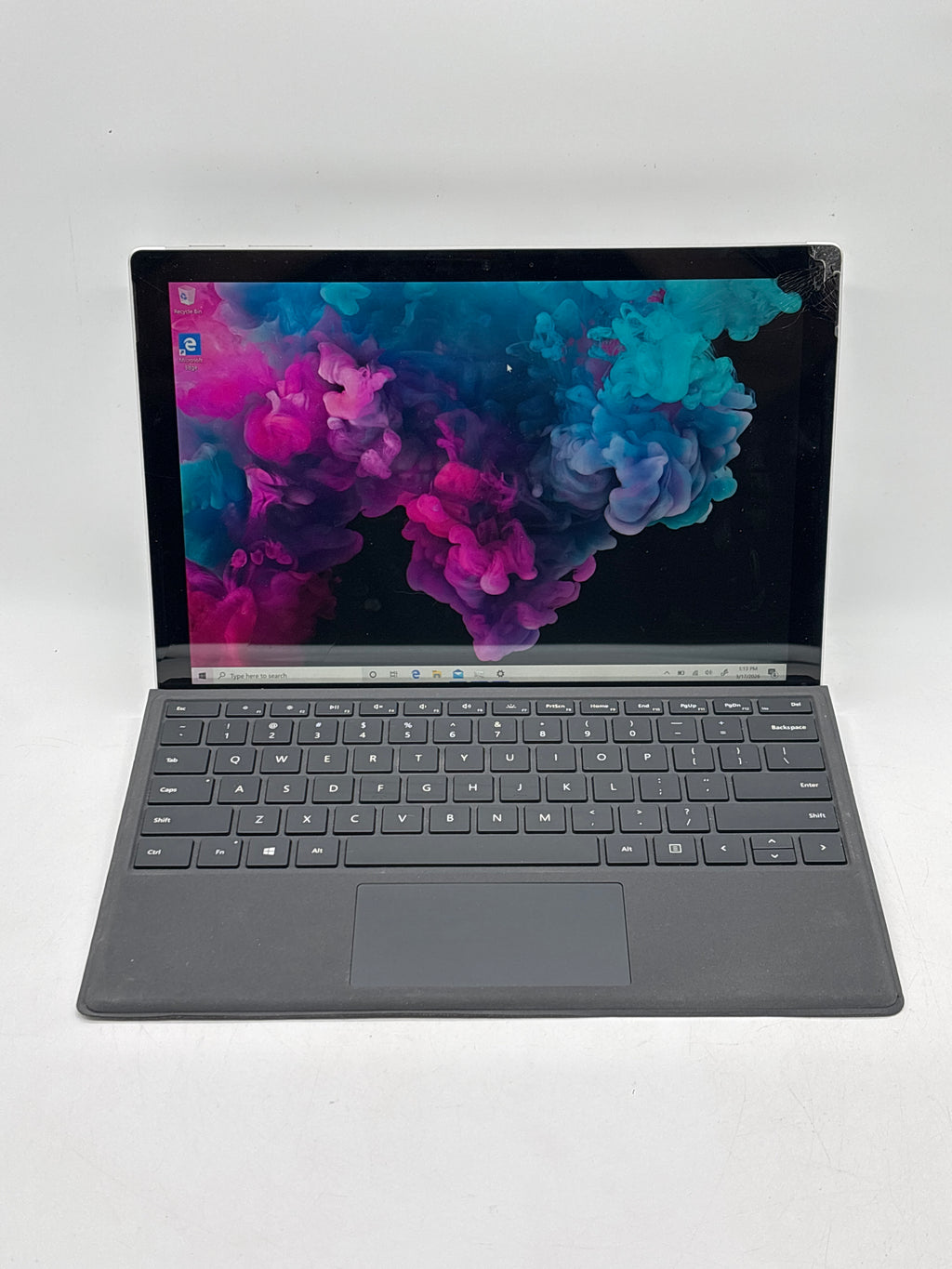 Microsoft Surface Pro 6 i5-8250U 8GB RAM 128GB SSD - For Parts (Cracked Screen)