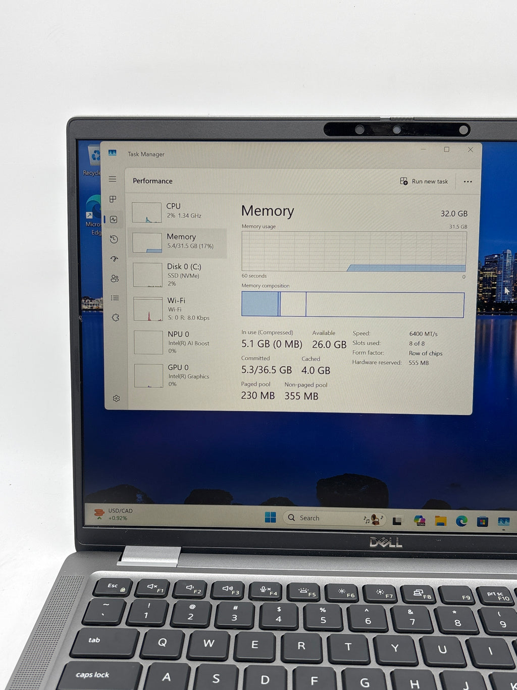 Dell Latitude 7450 14" Ultra 7 165U 32GB RAM 512GB SSD Gray - Used
